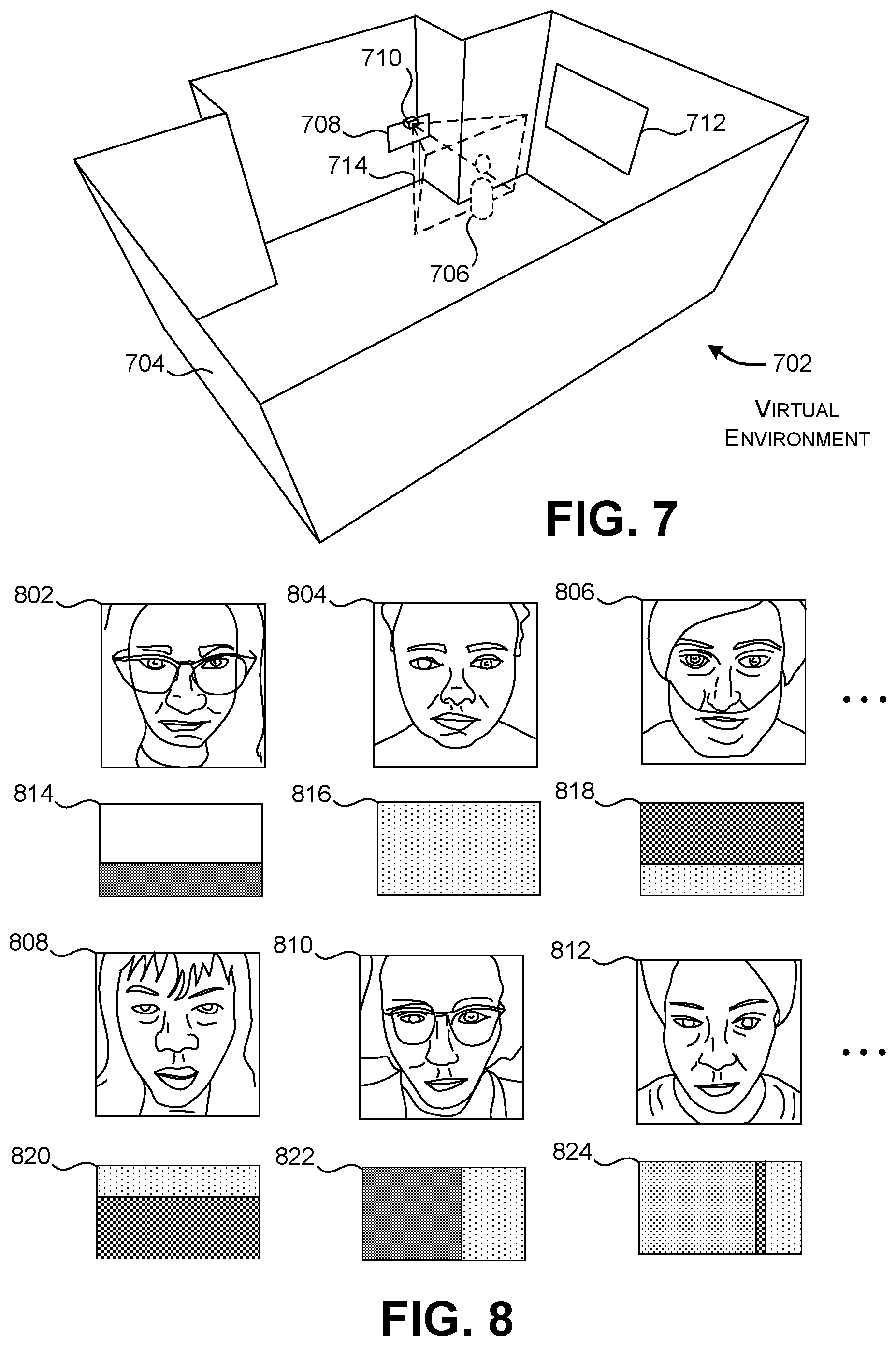 Patent US12307735 Figure 5 – Removing artifacts in images caused by light emitted by electronic screens
