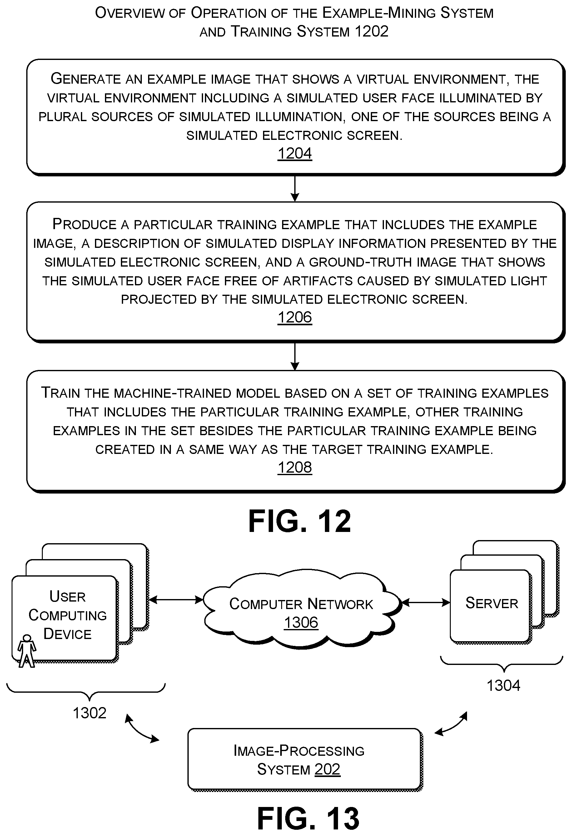 Patent US12307735 Figure 9 – Removing artifacts in images caused by light emitted by electronic screens