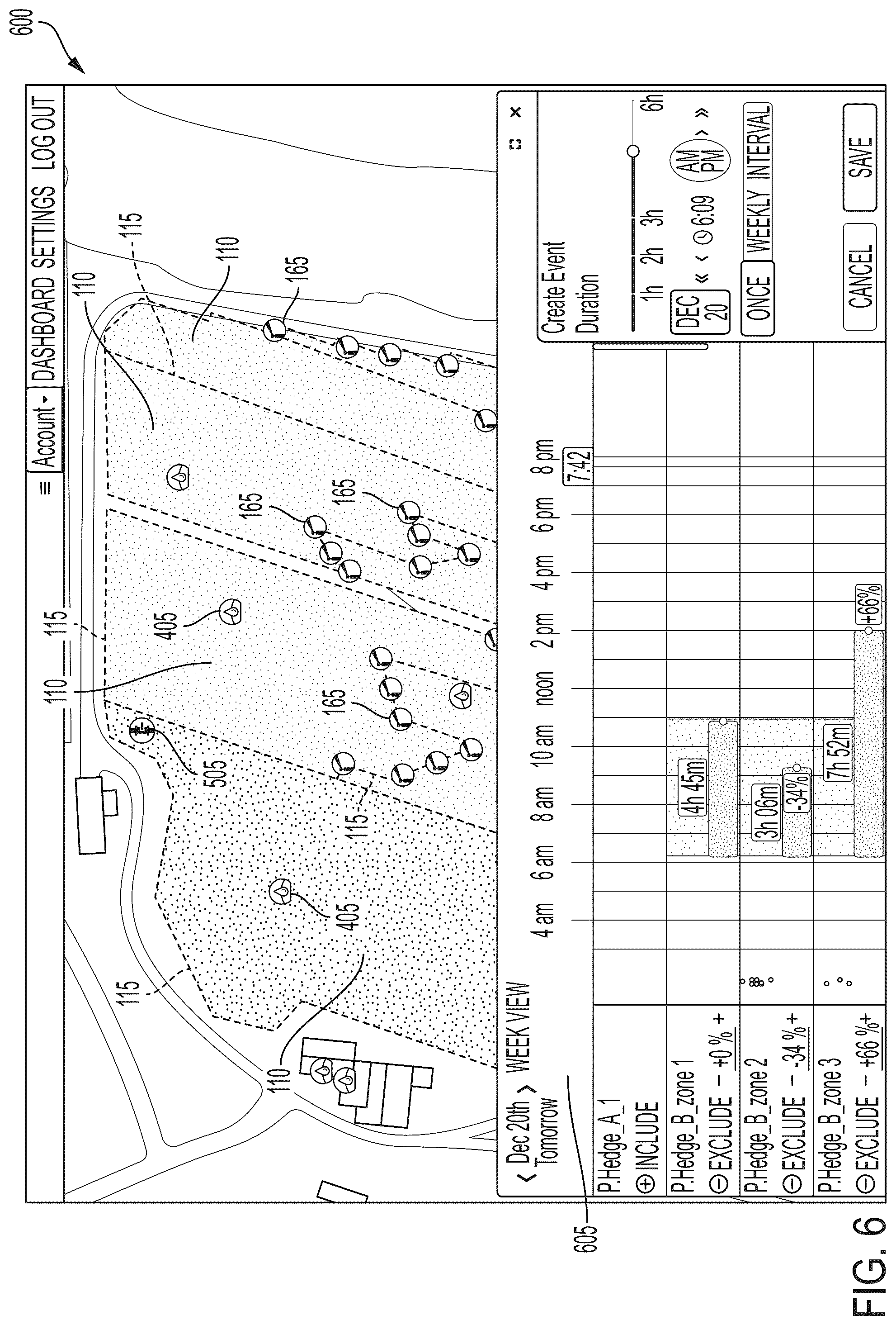 Patent US12307763 Figure 6 – Systems and methods of controlling resource distribution to a field