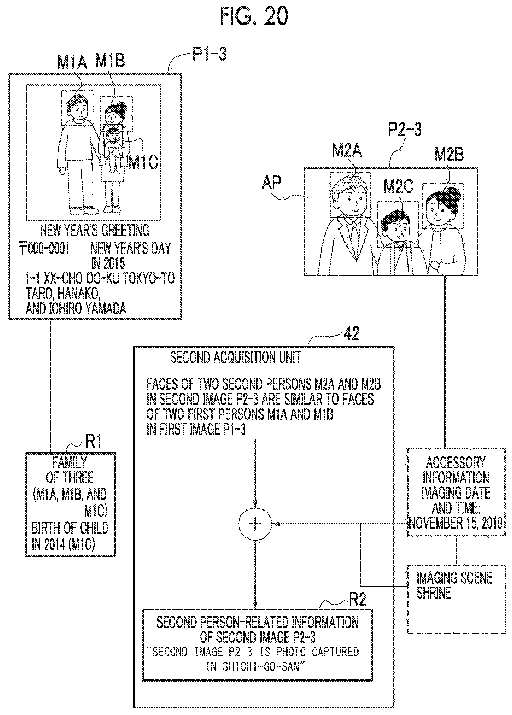 Patent US12307765 Figure 20 – Image content determination device, image content determination method, and image content determination program
