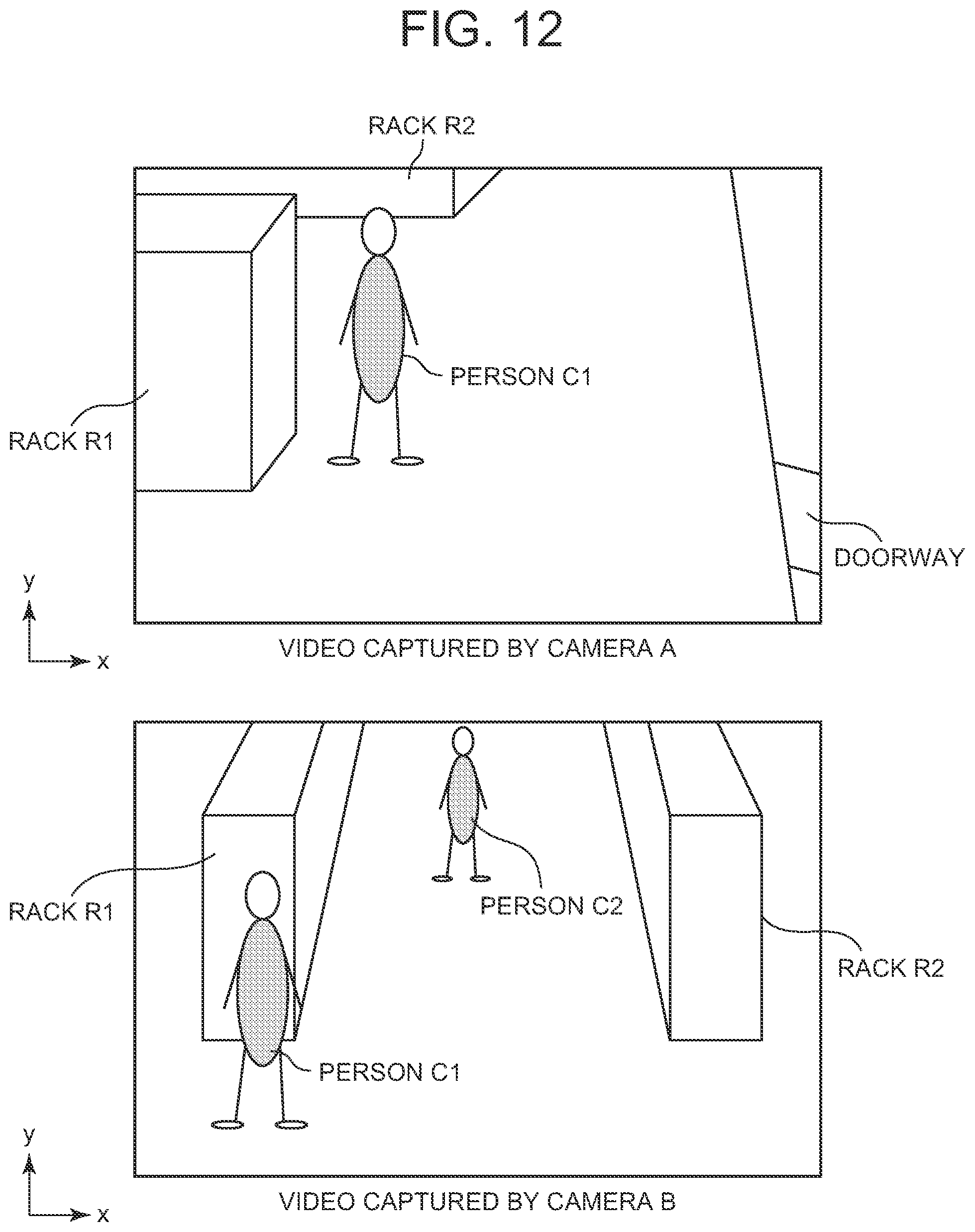 Patent US12307776 Figure 8 – Object tracking apparatus, object tracking system, object tracking method, display control device, object detection device, and computer-readable medium