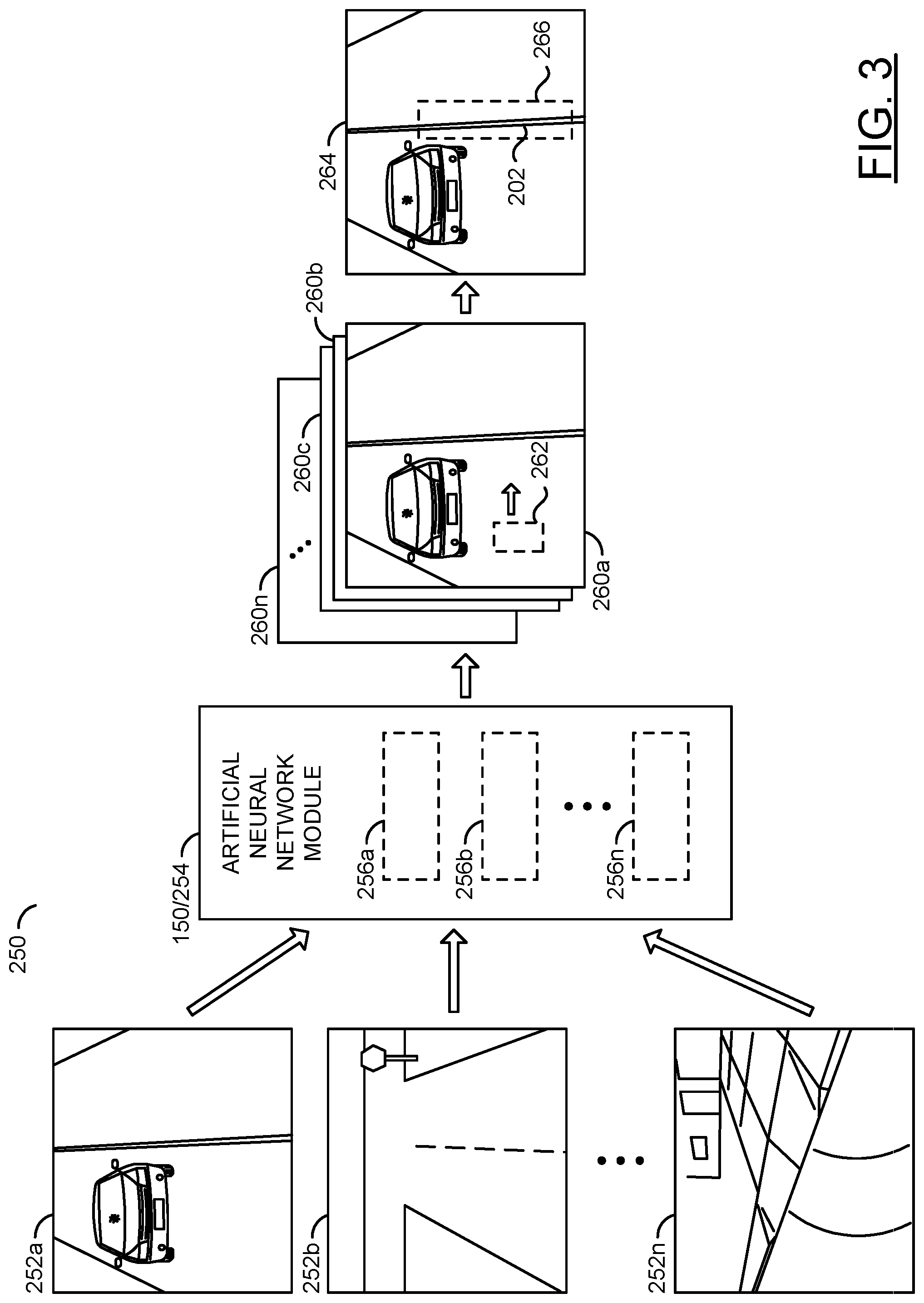 Patent US12307778 Figure 3 – Dynamic adjustment of sensor range using computer vision