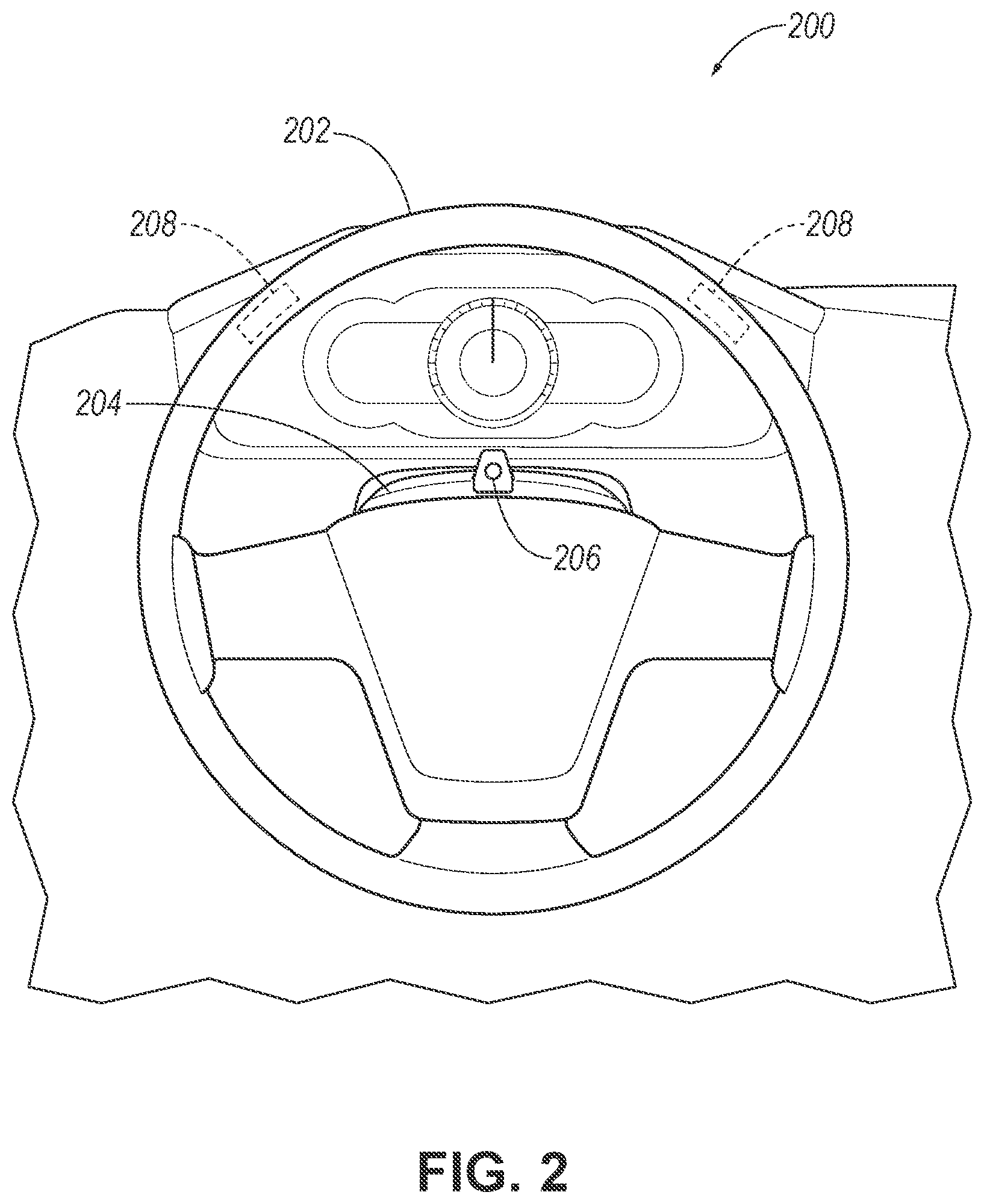 Patent US12307790 Figure 2 – Steering wheel contact detection