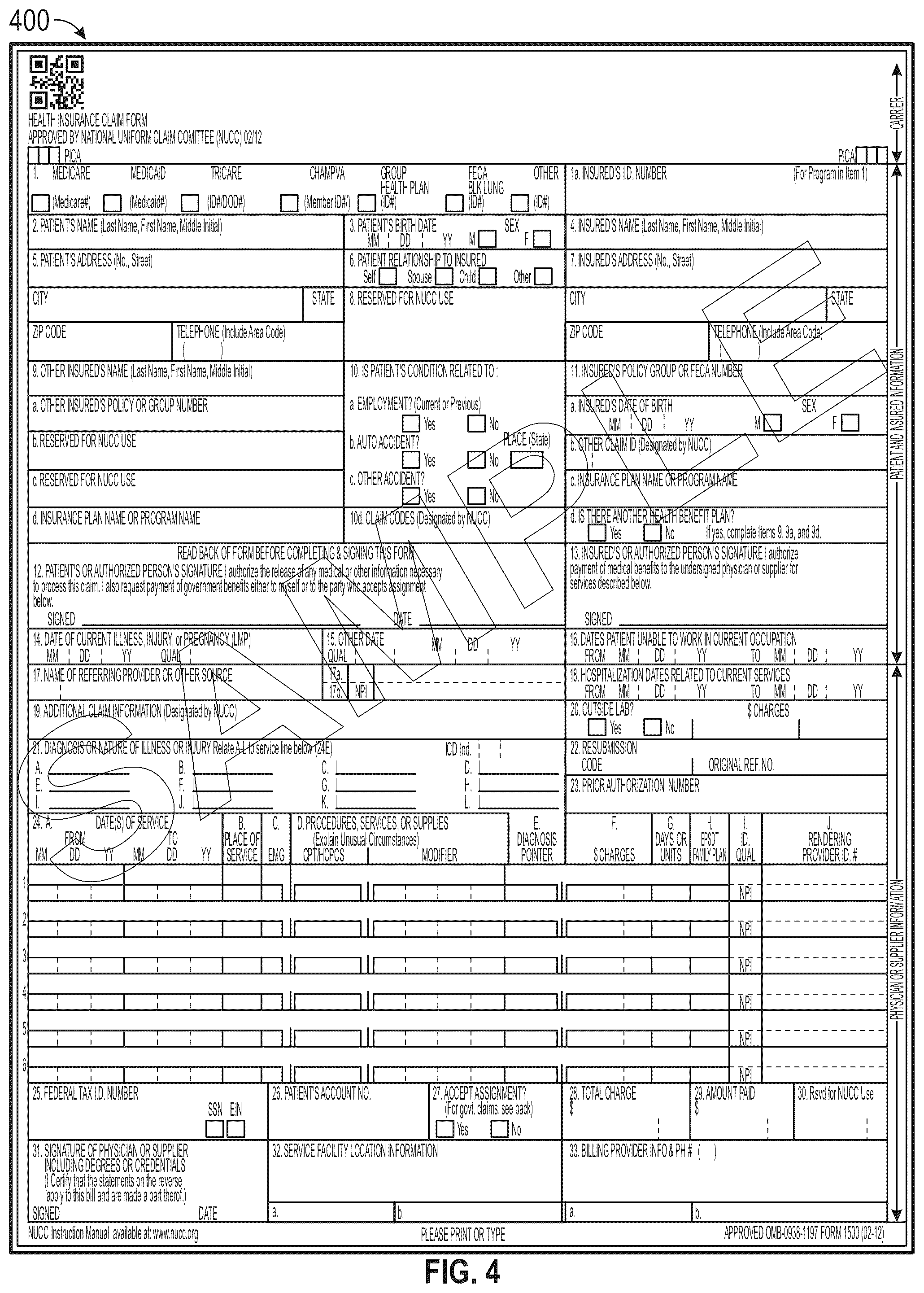 Patent US12307798 Figure 4 – System and method for automated processing of electronic records with machine learning models