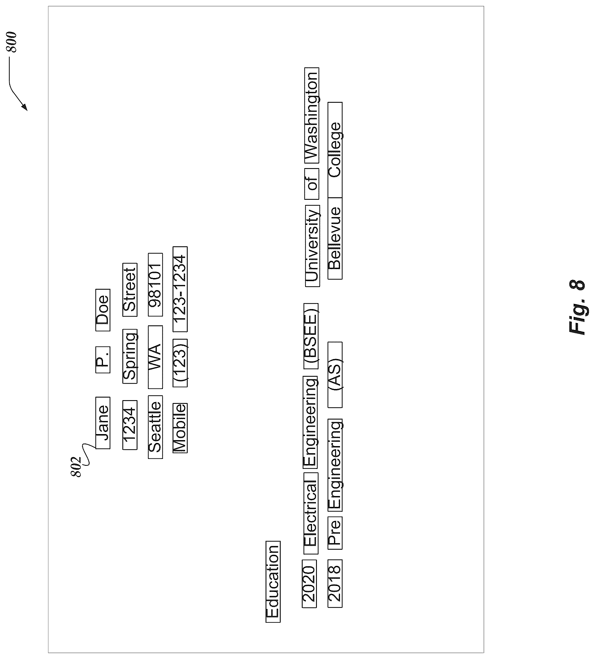 Patent US12307799 Figure 8 – Document ingestion pipeline