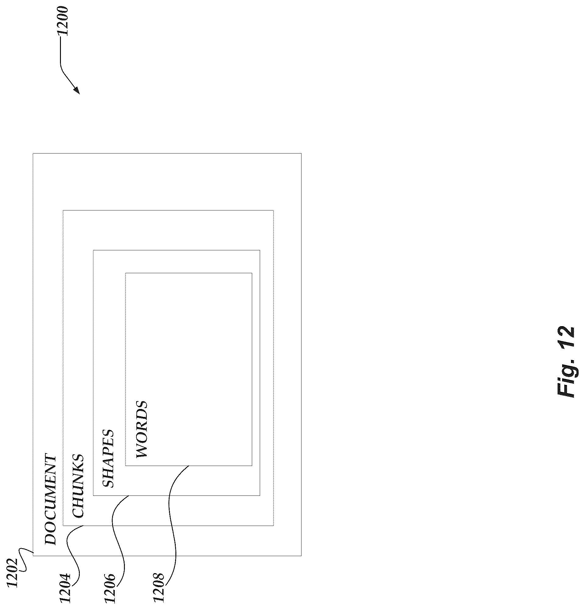 Patent US12307799 Figure 12 – Document ingestion pipeline