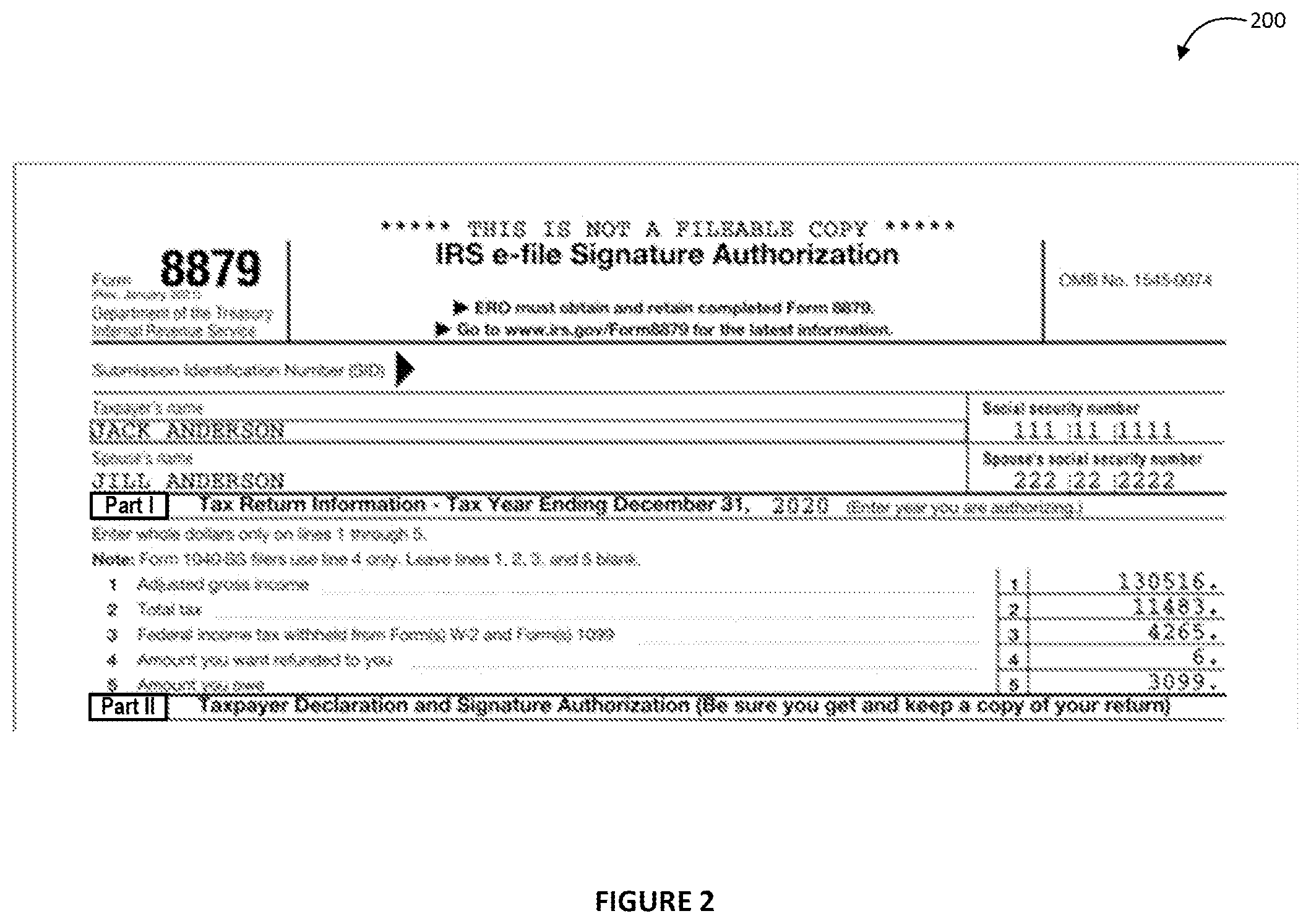 Patent US12307801 Figure 2 – Extract data from a true PDF page
