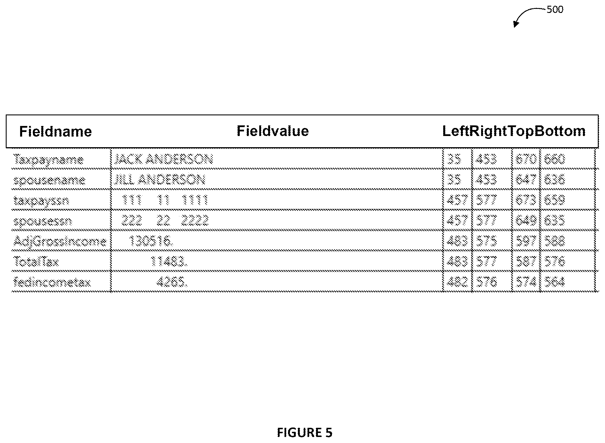 Patent US12307801 Figure 5 – Extract data from a true PDF page