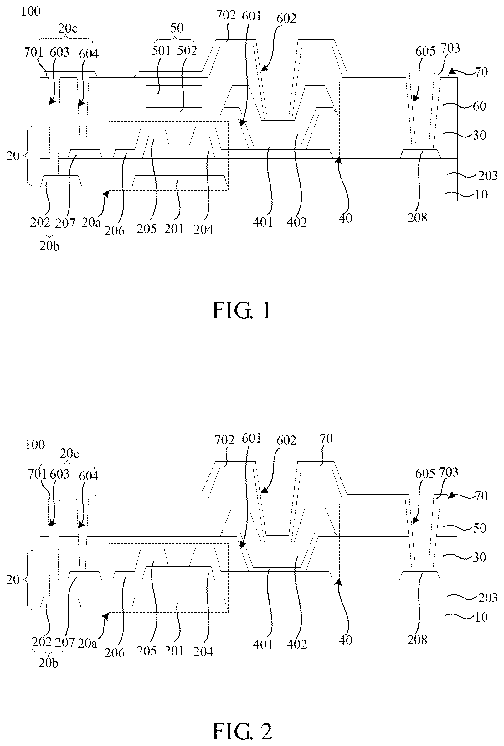 Patent US12307804 Figure 1 – Fingerprint collection device and display panel