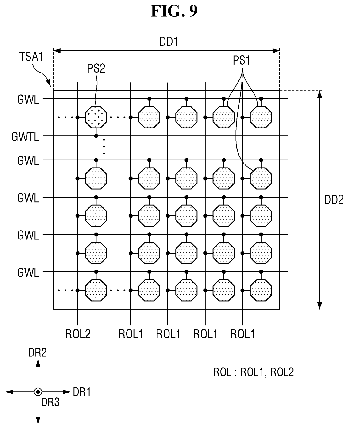 Patent US12307805 Figure 9 – Display device with integrated optical touch and fingerprint sensing