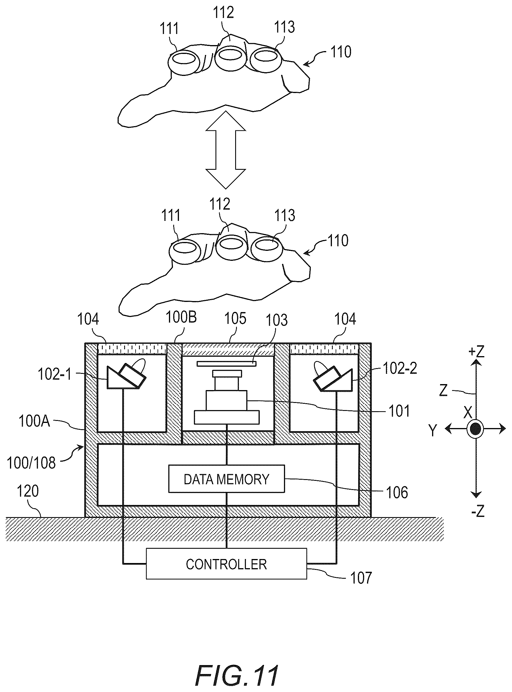 Patent US12307809 Figure 8 – Photographing apparatus and authentication apparatus