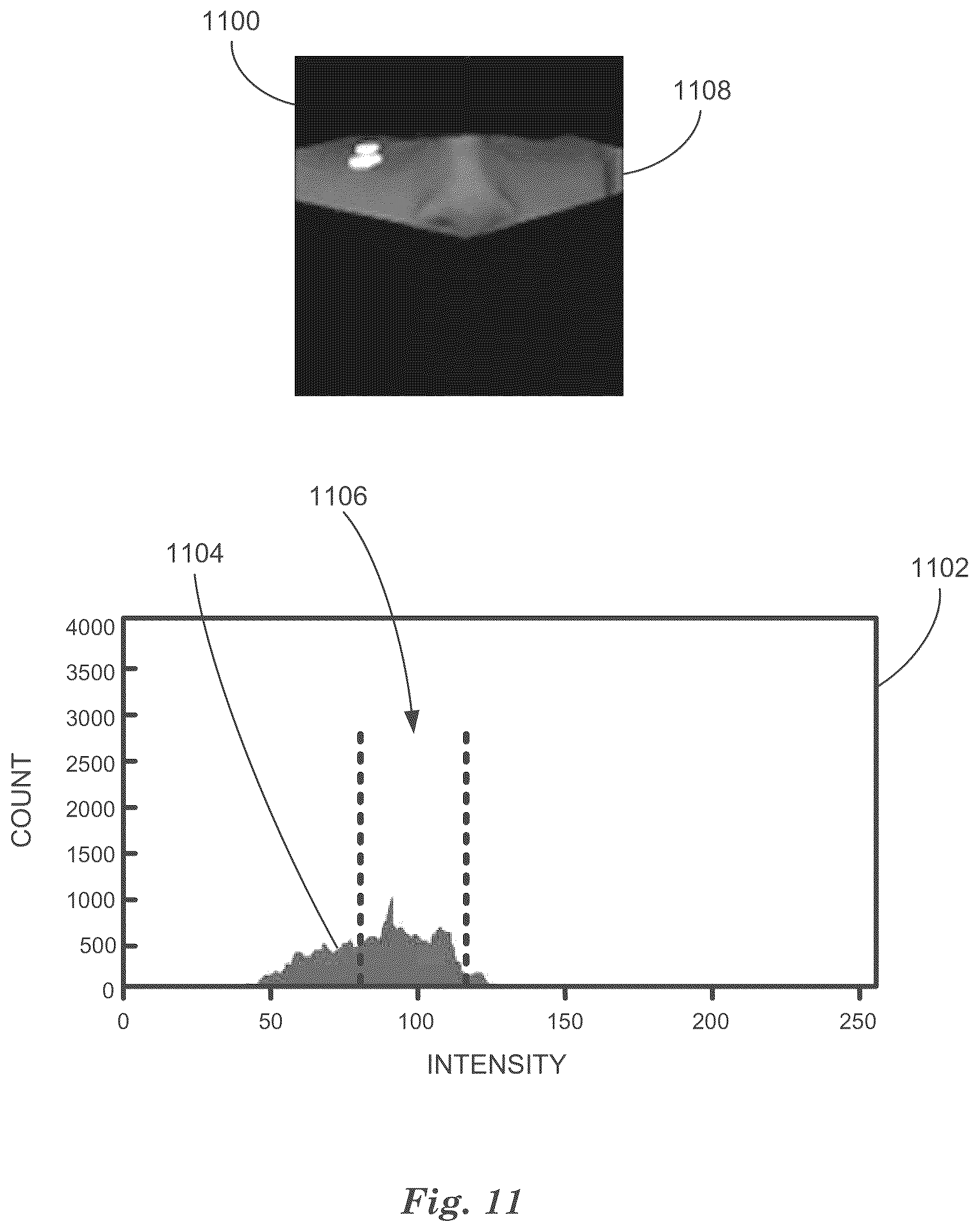 Patent US12307814 Figure 11 – Material spectroscopy