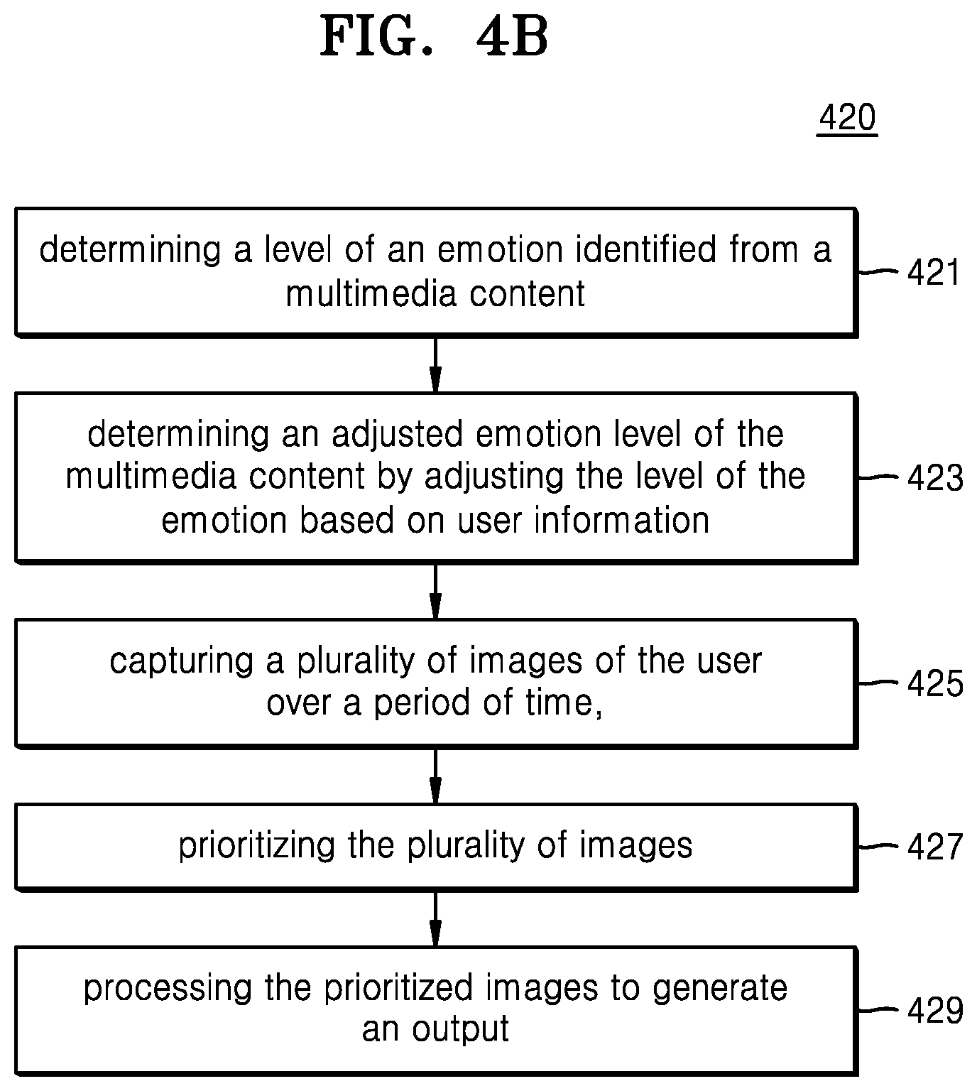 Patent US12307817 Figure 7 – Method and system for automatically capturing and processing an image of a user