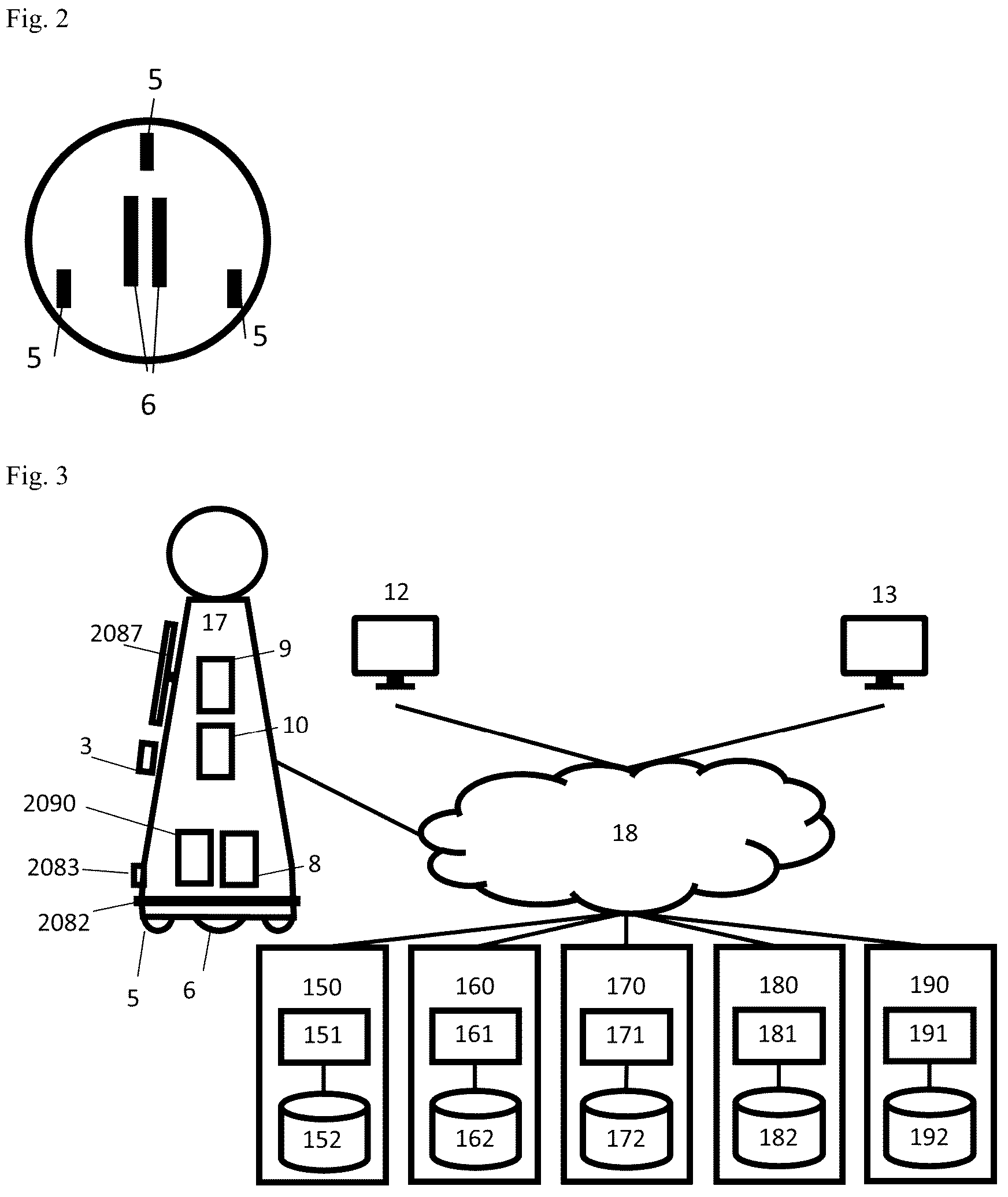 Patent US12307824 Figure 2 – System for capturing the movement pattern of a person
