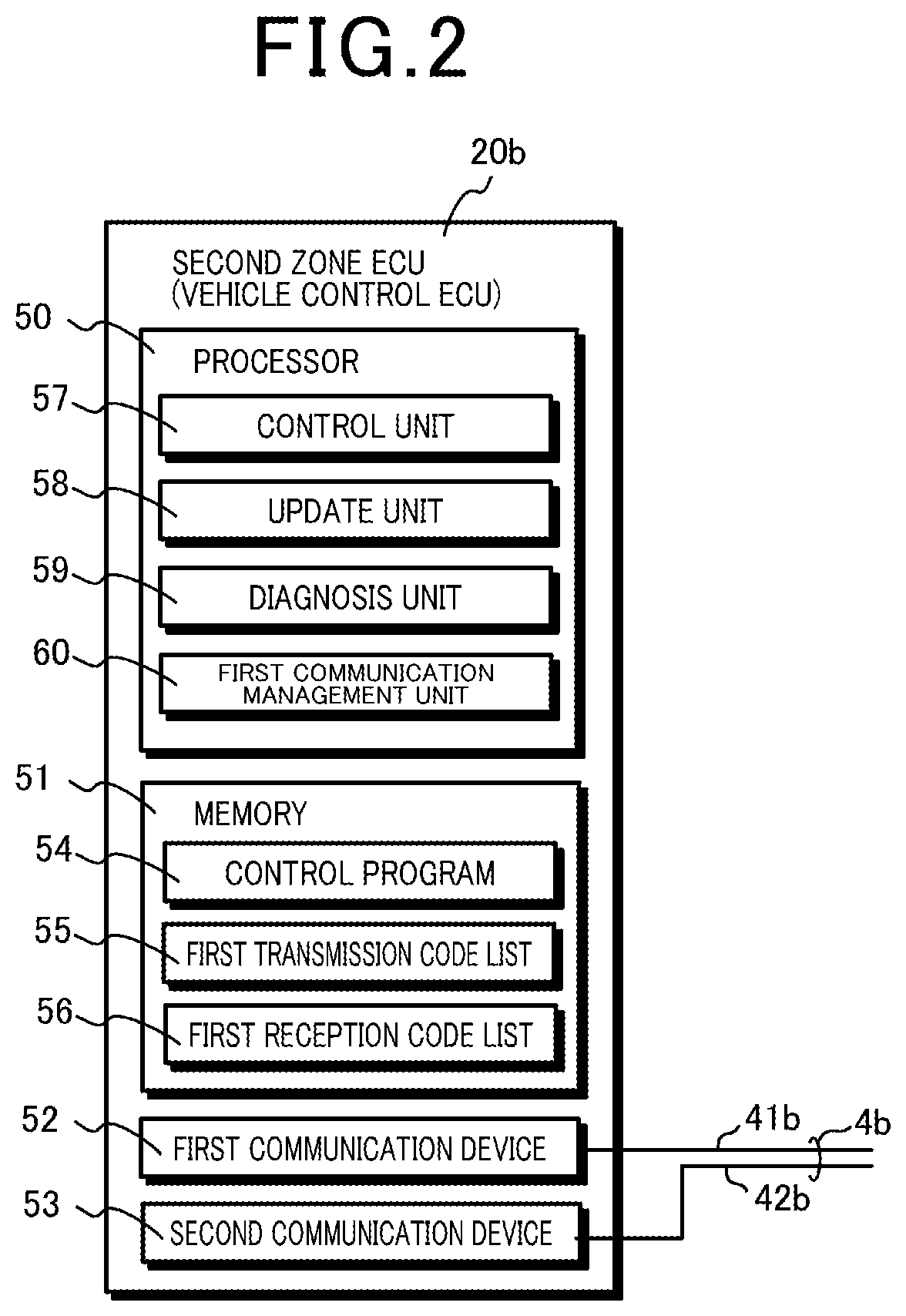 Patent US12307830 Figure 2 – Vehicle communication system