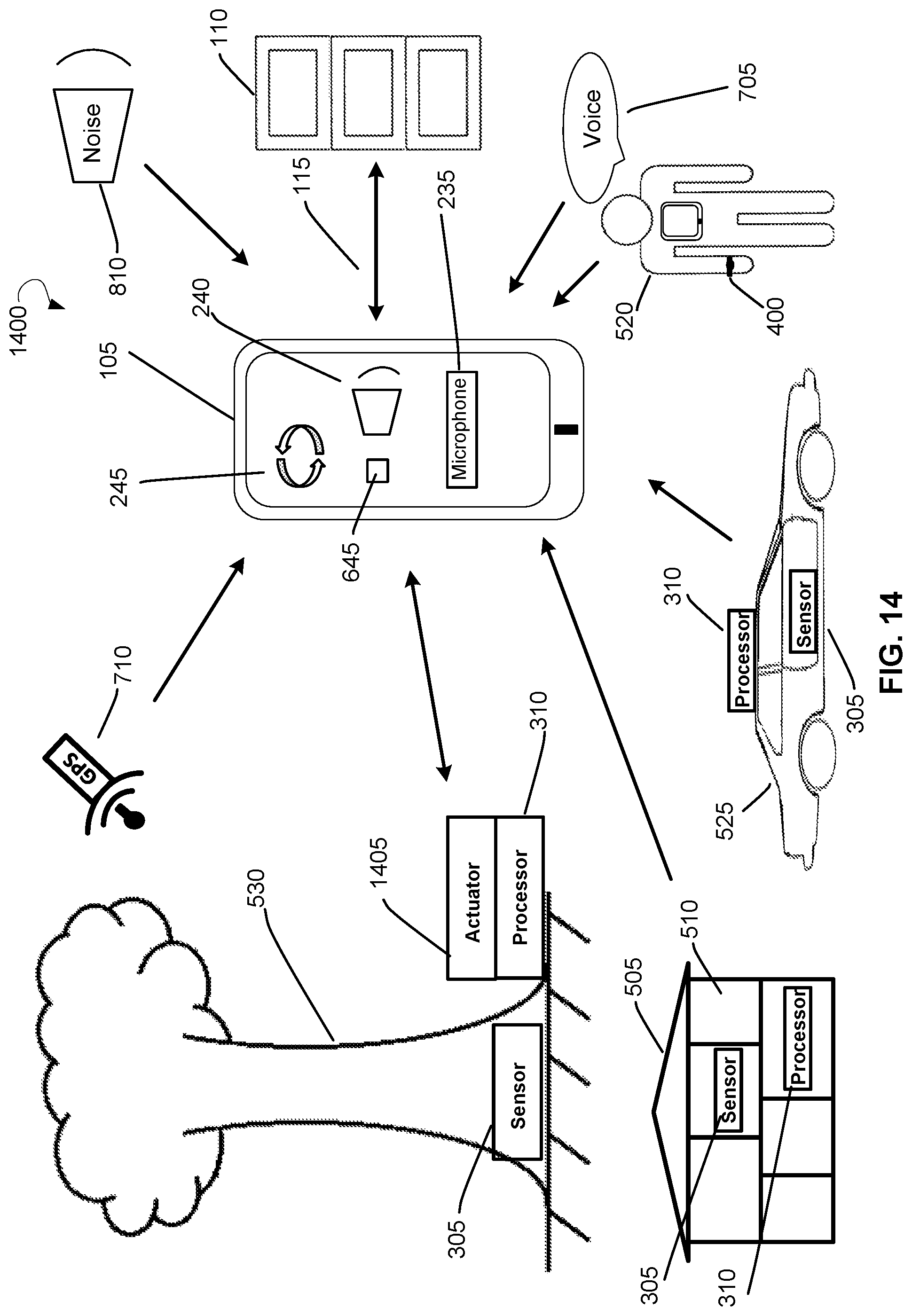 Patent US12307832 Figure 14 – Evaluation and transmission of combined external data from one or more assets to a central data portal for storage and visualization