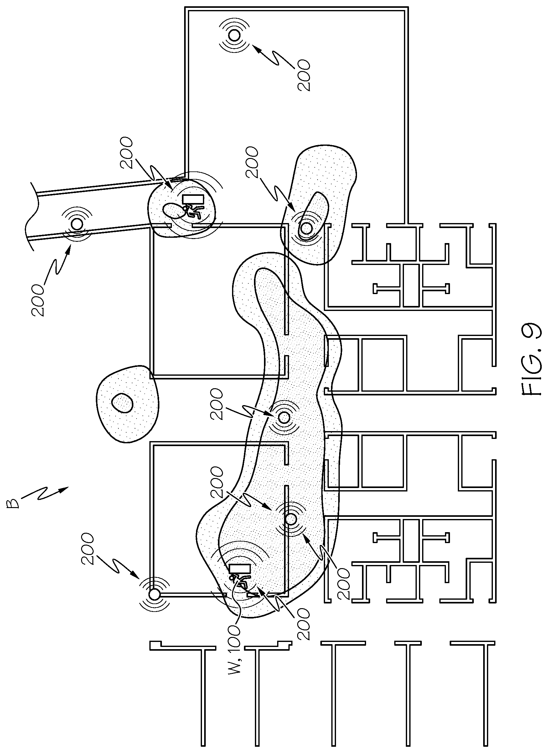 Patent US12307838 Figure 12 – Method and system for connectivity and control of a hazard-prone environment using a low power wide area network