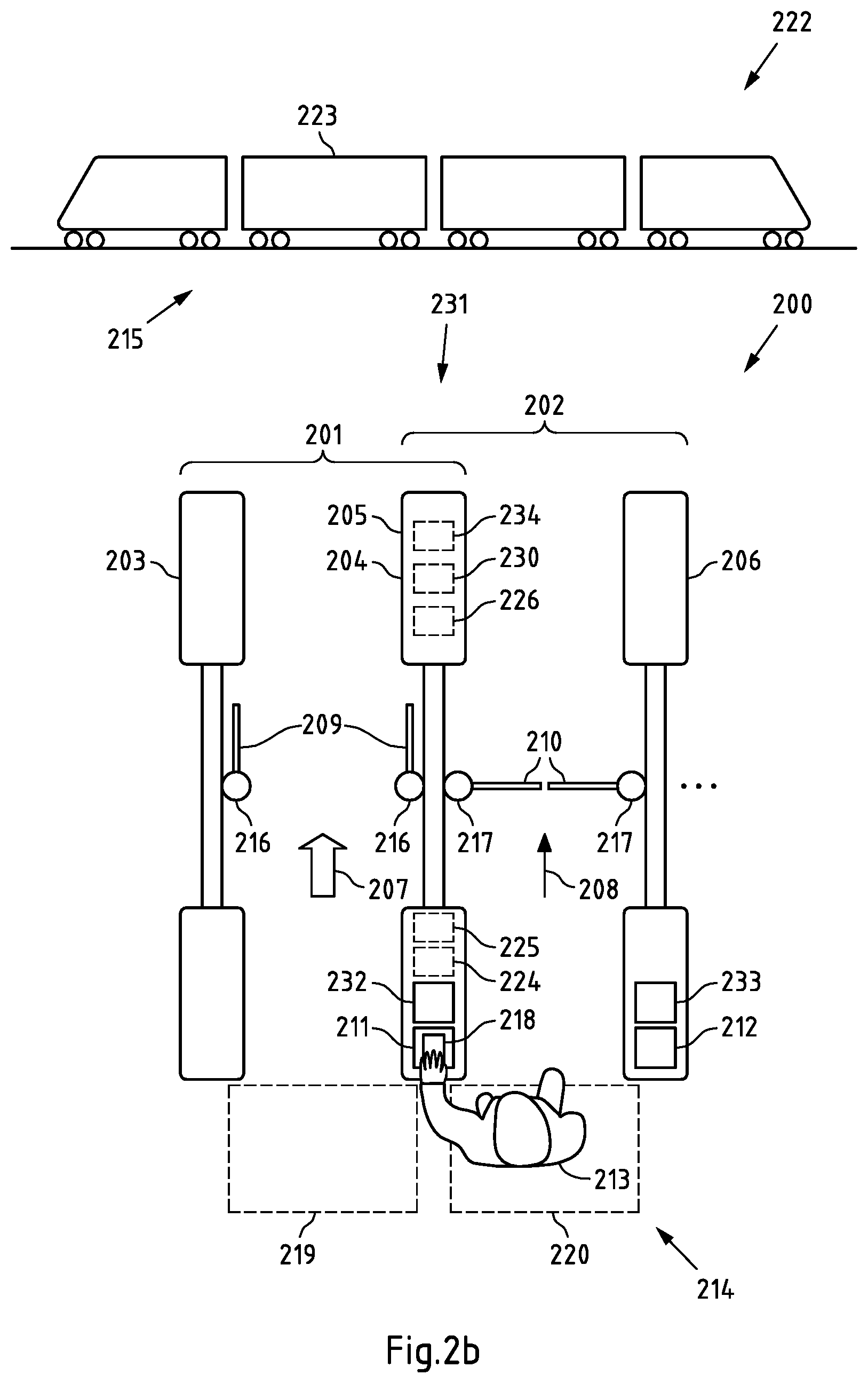 Patent US12307845 Figure 4 – Gate array, in particular for a passenger transport system