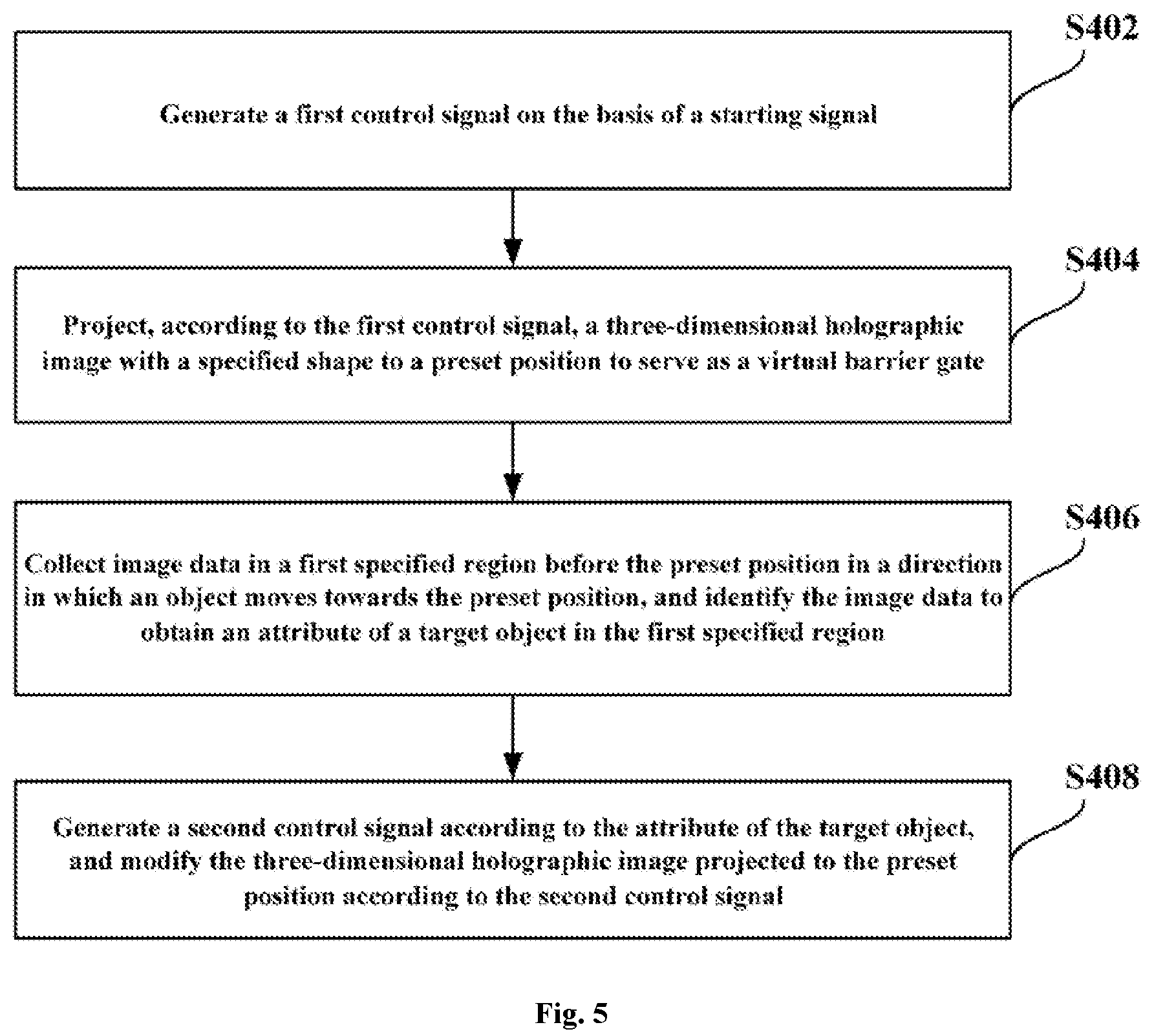 Patent US12307848 Figure 3 – Virtual barrier gate system and virtual barrier gate control method
