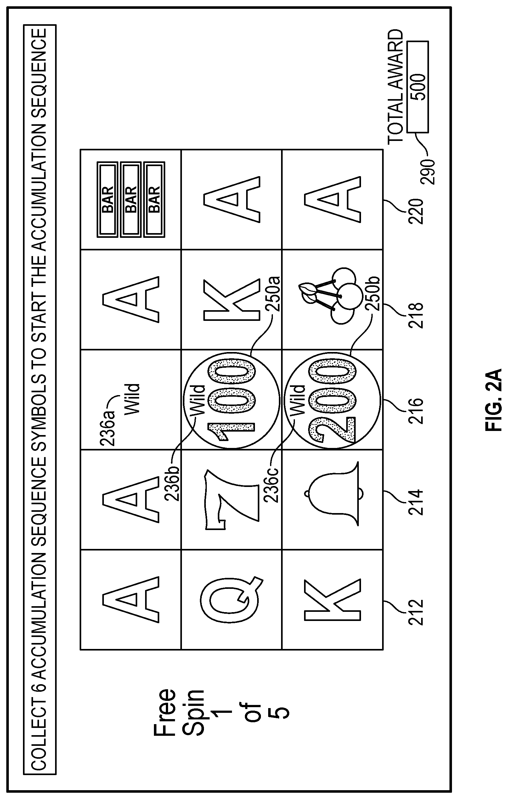 Patent US12307852 Figure 3 – Held reel with multiple different features and an associated accumulation sequence