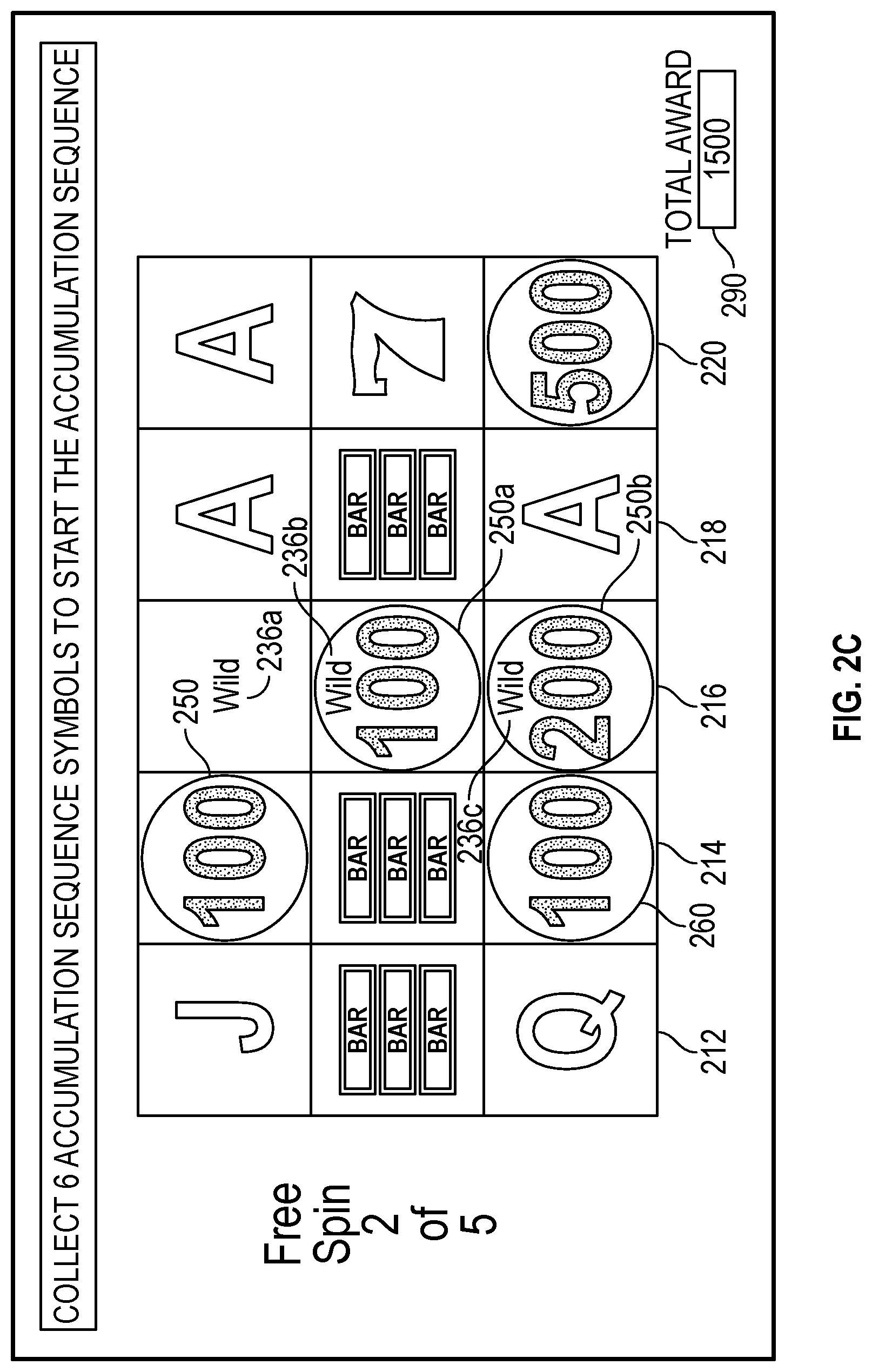 Patent US12307852 Figure 5 – Held reel with multiple different features and an associated accumulation sequence