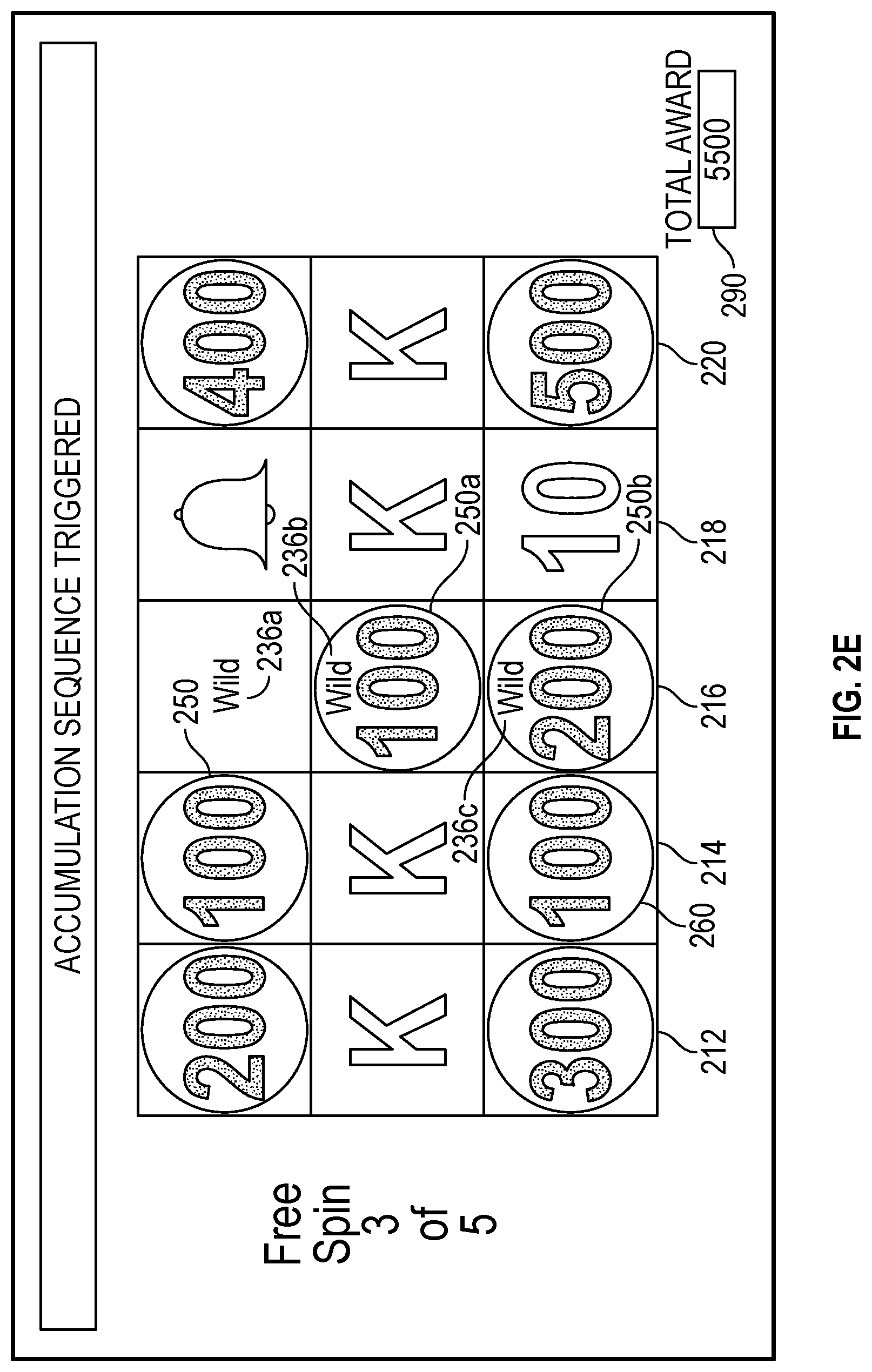 Patent US12307852 Figure 7 – Held reel with multiple different features and an associated accumulation sequence