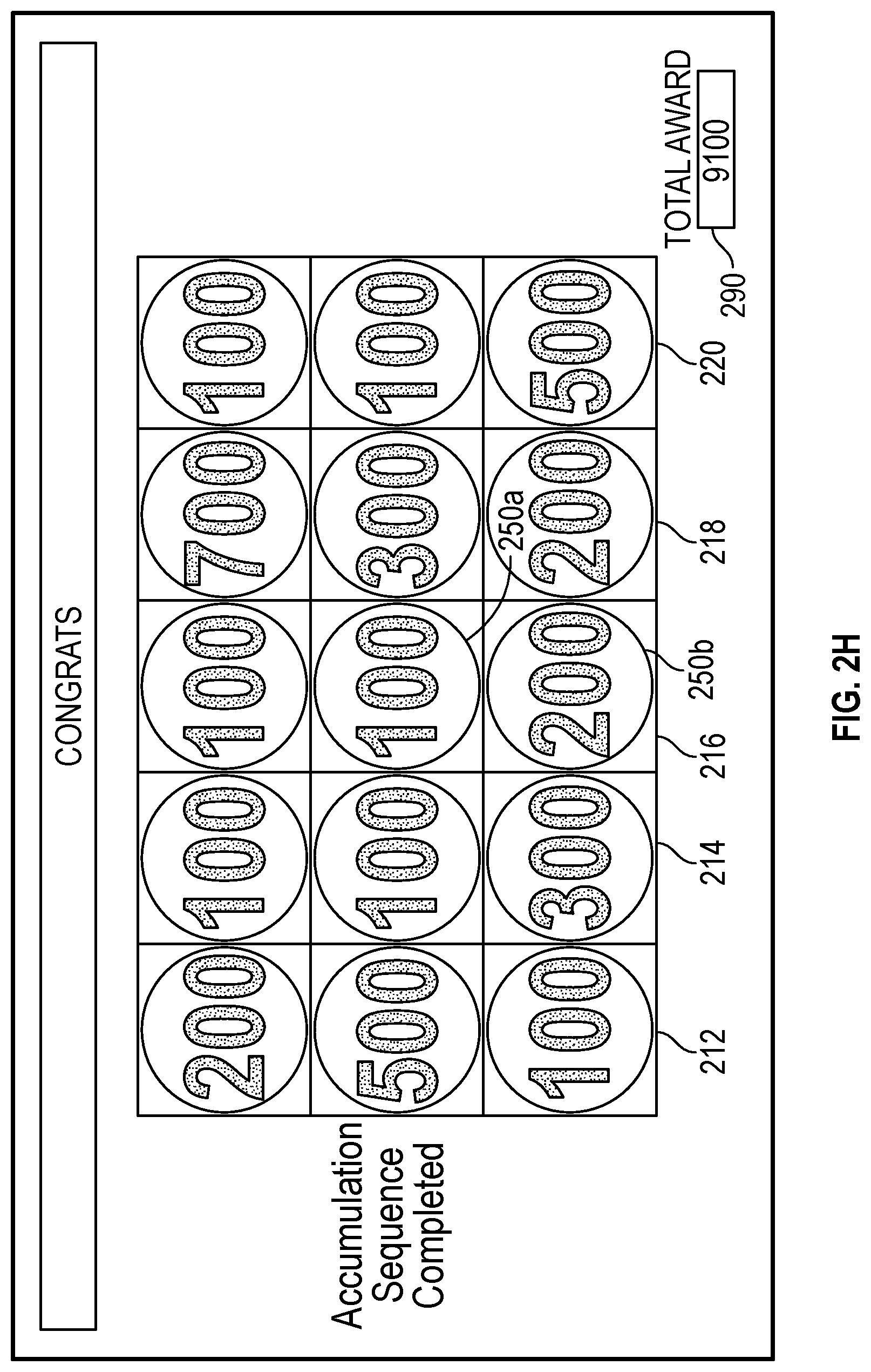 Patent US12307852 Figure 10 – Held reel with multiple different features and an associated accumulation sequence