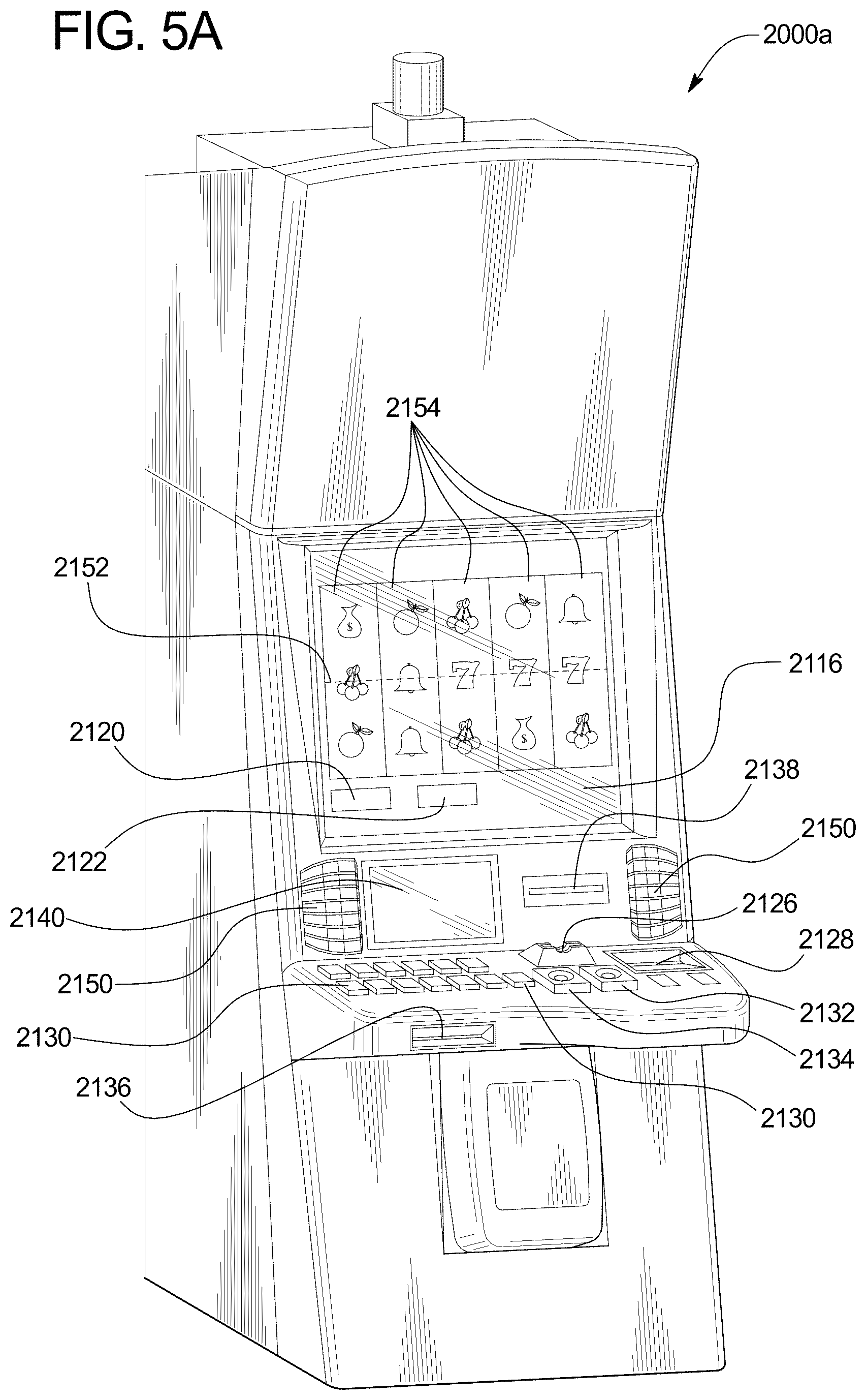 Patent US12307854 Figure 8 – System and method for controlling electronic gaming machine/electronic gaming machine component bezel lighting to indicate different wireless connection statuses