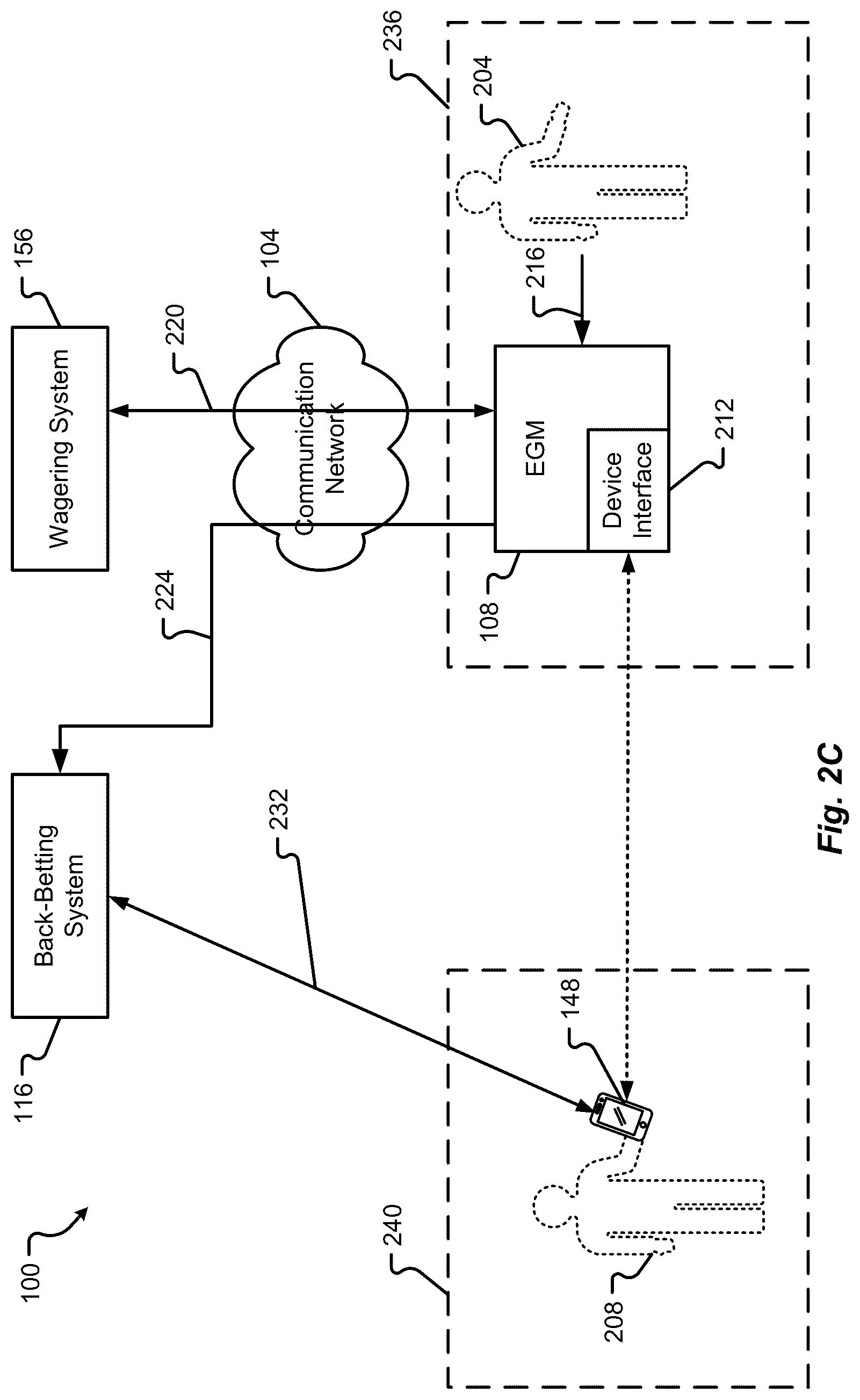 Patent US12307859 Figure 4 – System, method, and device for back-betting progressive prize pools in a gaming system