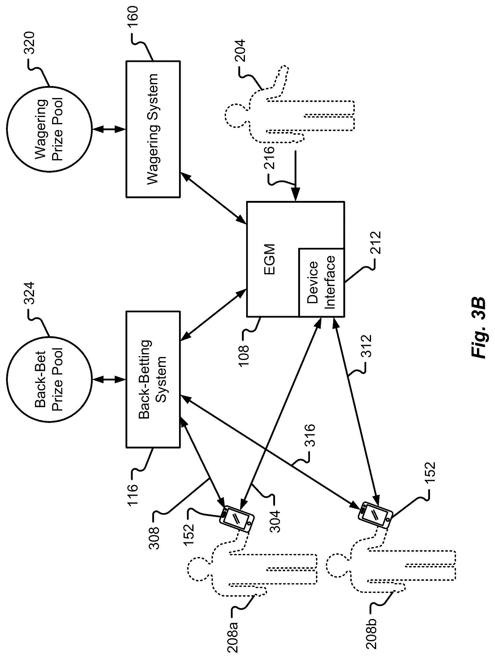 Patent US12307859 Figure 6 – System, method, and device for back-betting progressive prize pools in a gaming system