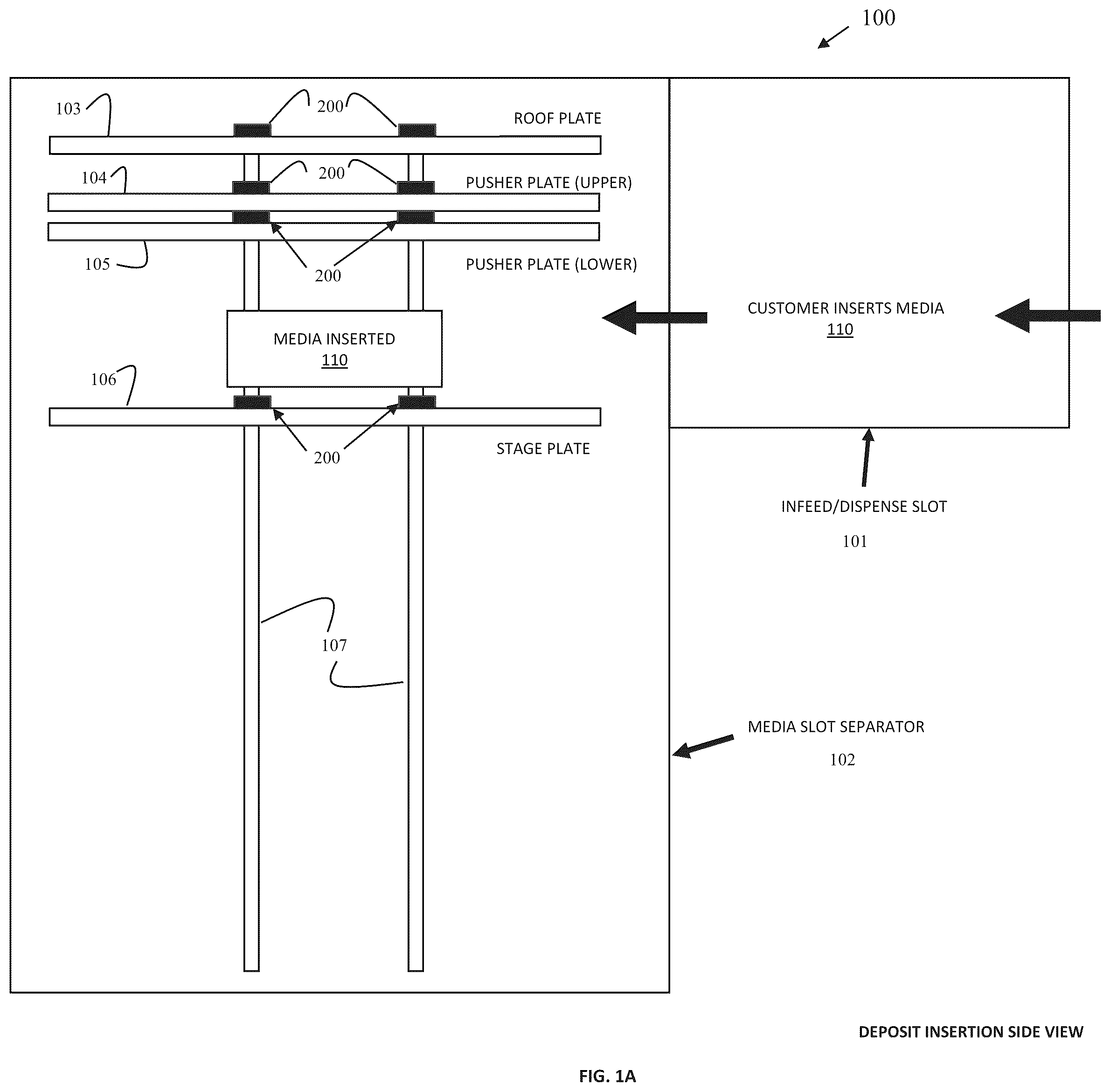 Patent US12307863 Figure 1 – Plate stability for a deposit and dispense module
