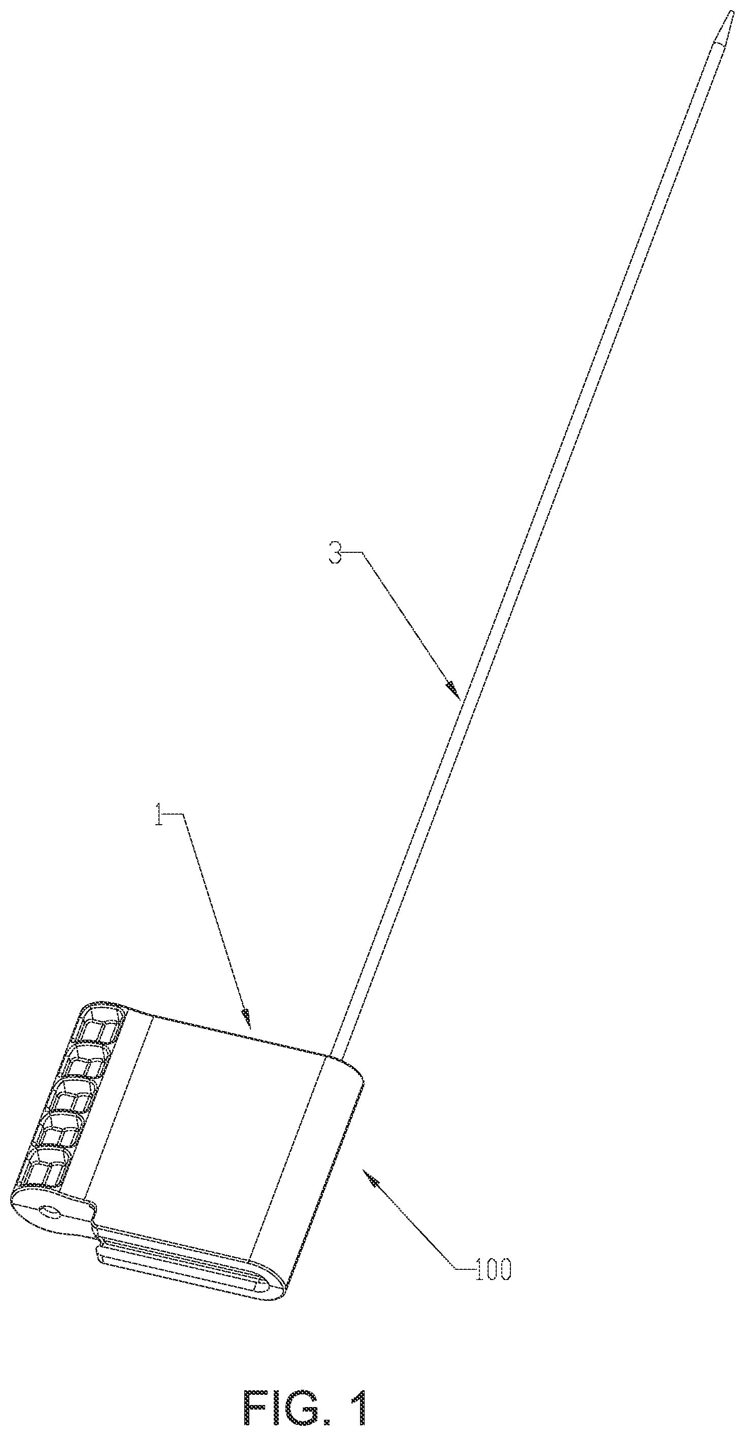 Patent US12307864 — Disposable RFID component for cable lock — Figure 1