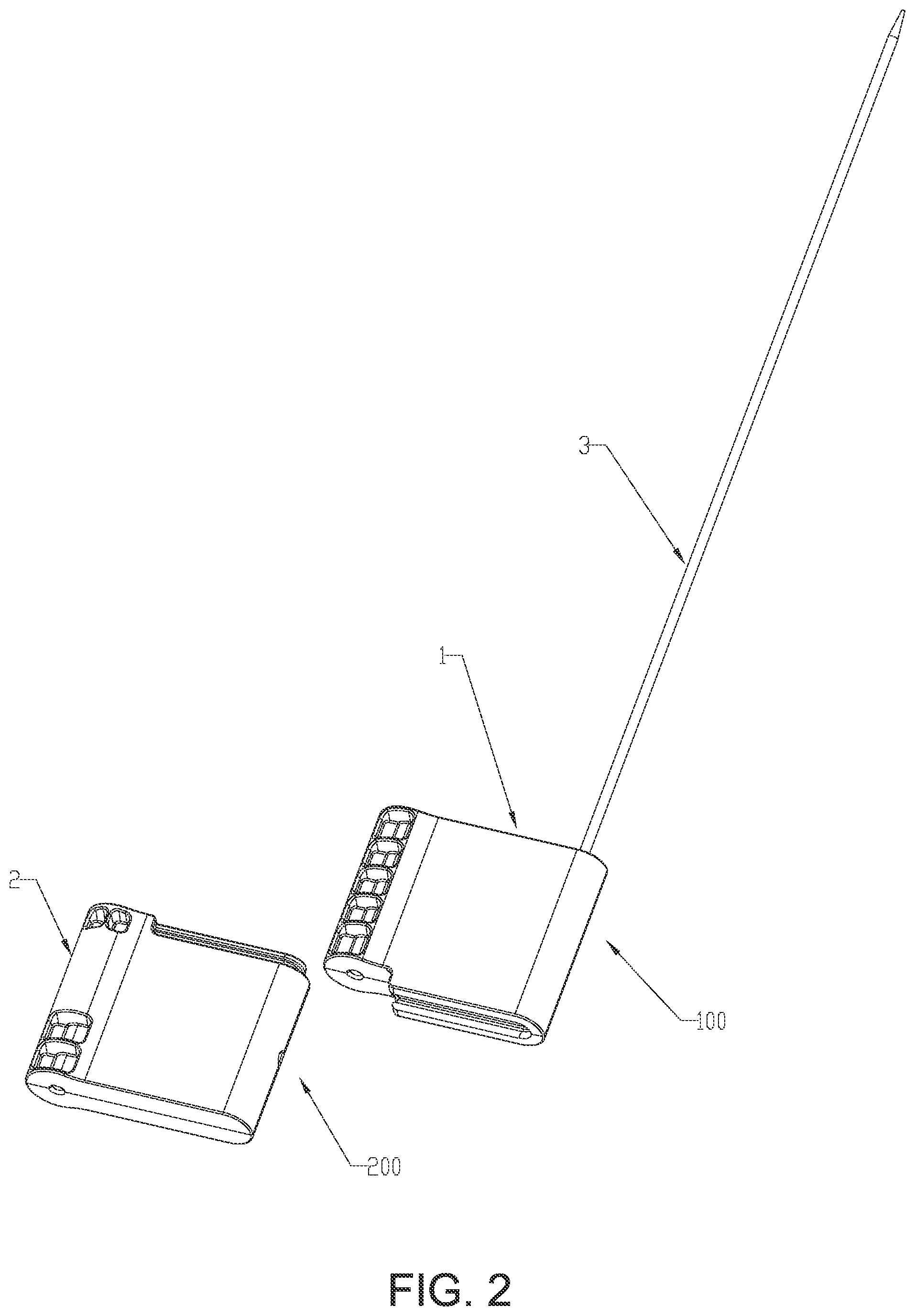 Patent US12307864 Figure 2 – Disposable RFID component for cable lock