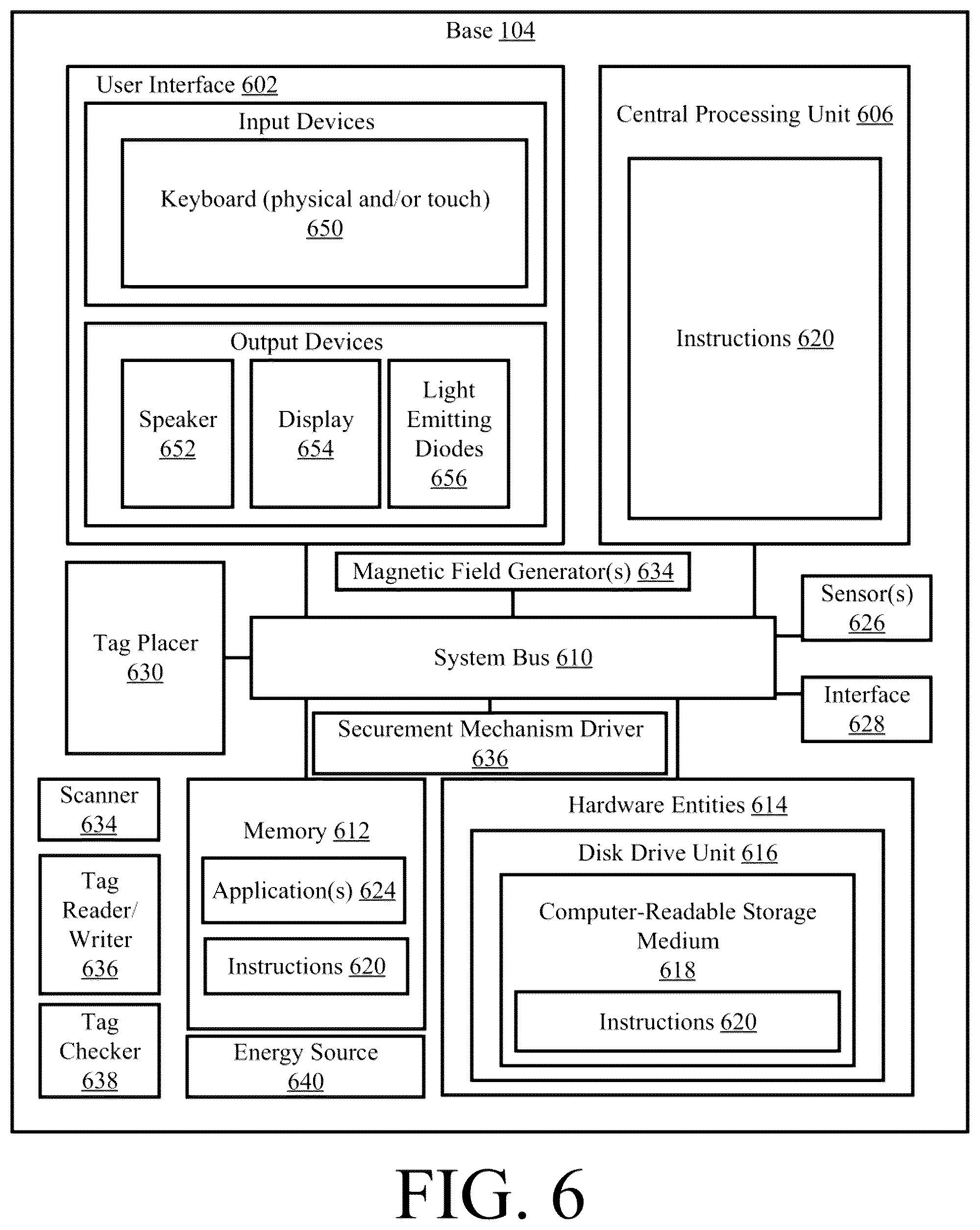 Patent US12307867 Figure 5 – Hard tag applicator
