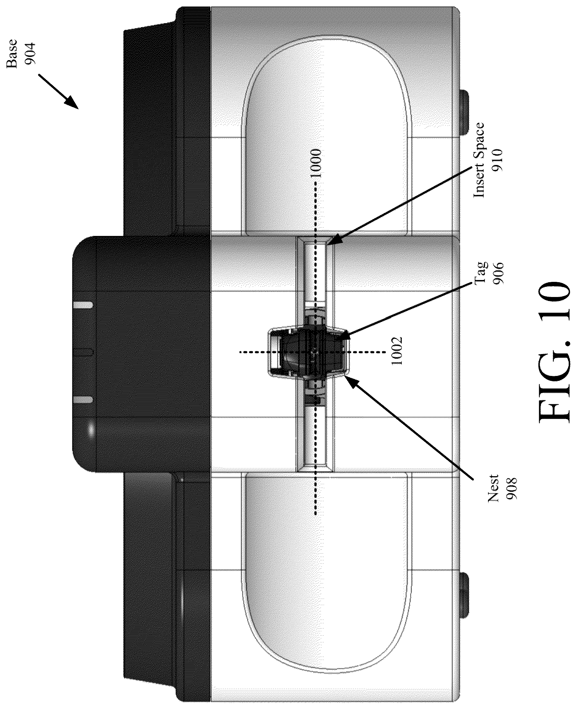 Patent US12307867 Figure 8 – Hard tag applicator