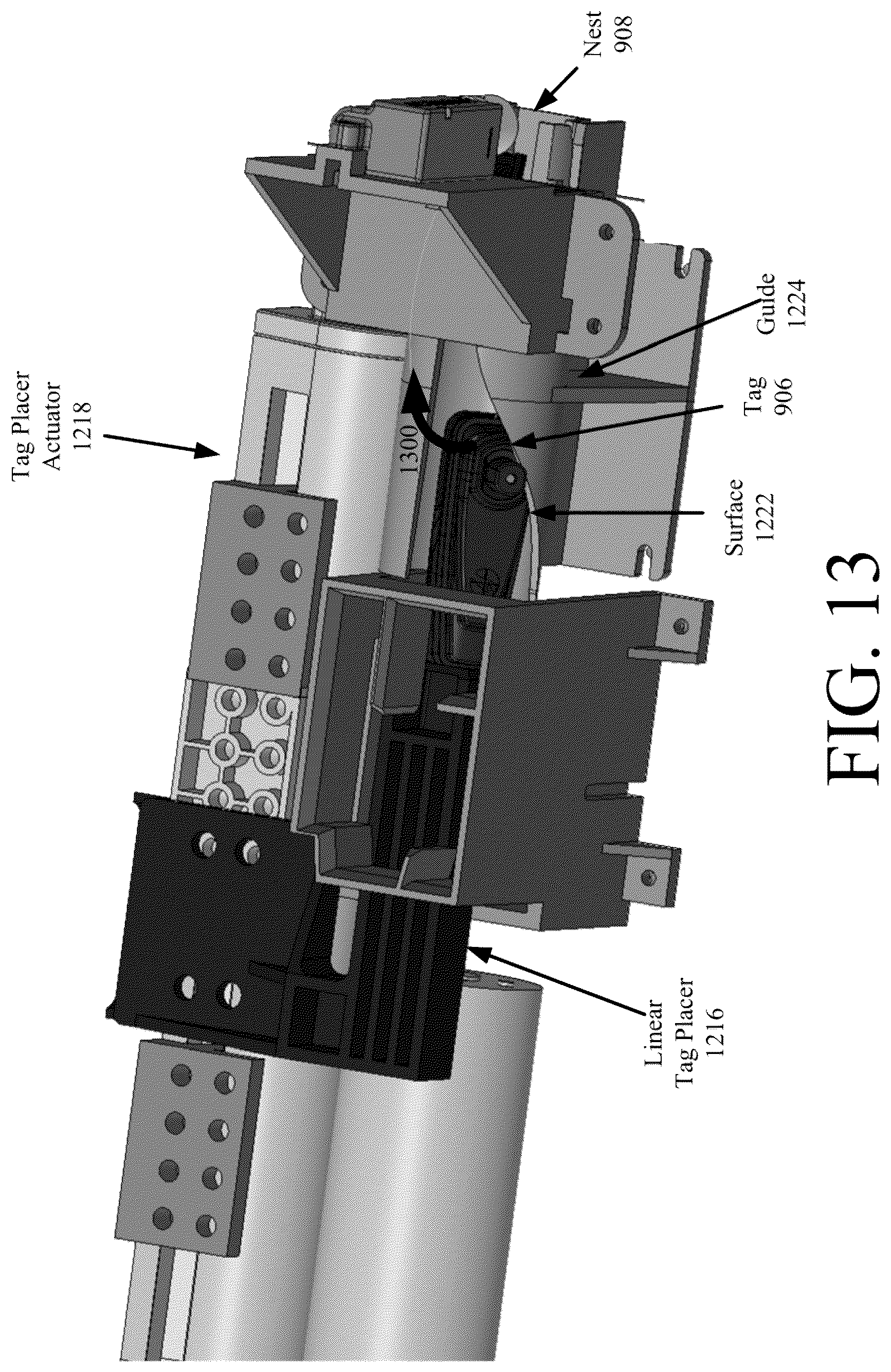 Patent US12307867 Figure 11 – Hard tag applicator