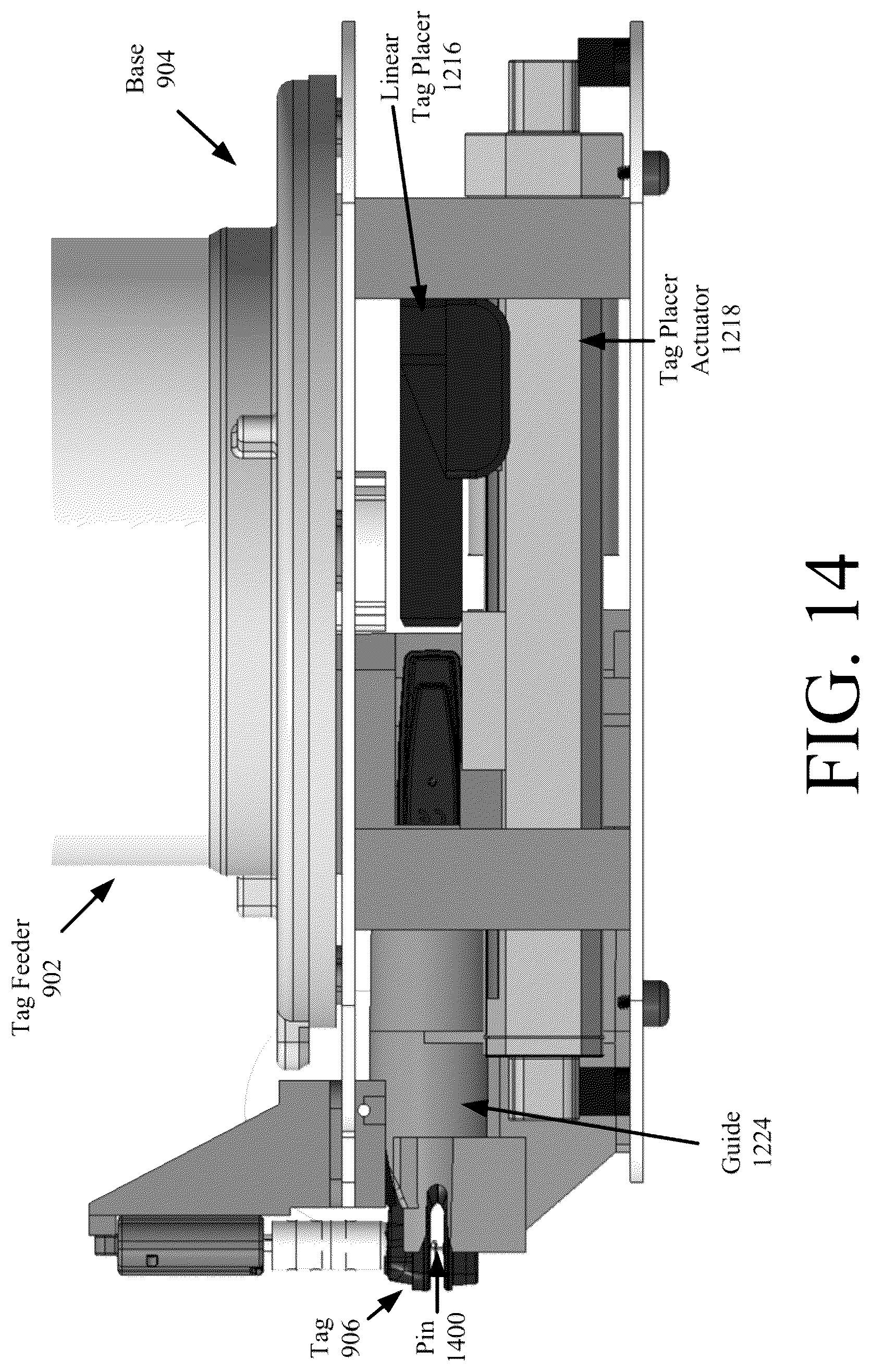 Patent US12307867 Figure 12 – Hard tag applicator