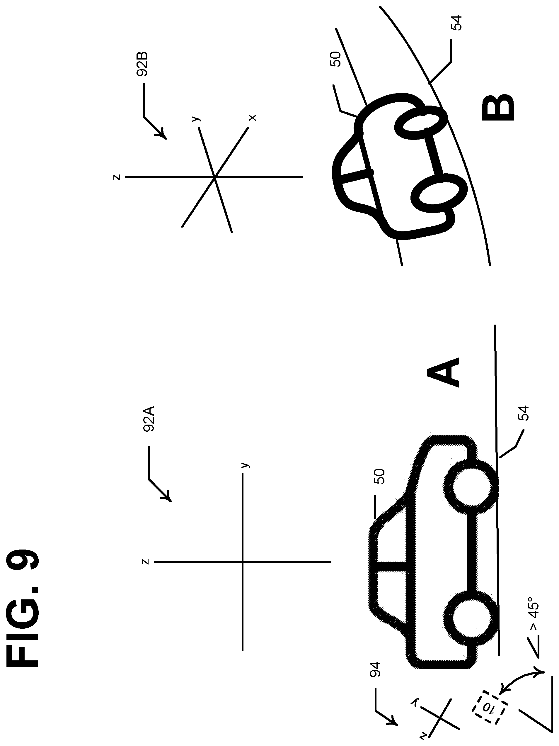 Patent US12307874 Figure 9 – Determining the status of a tracking device based on orientation