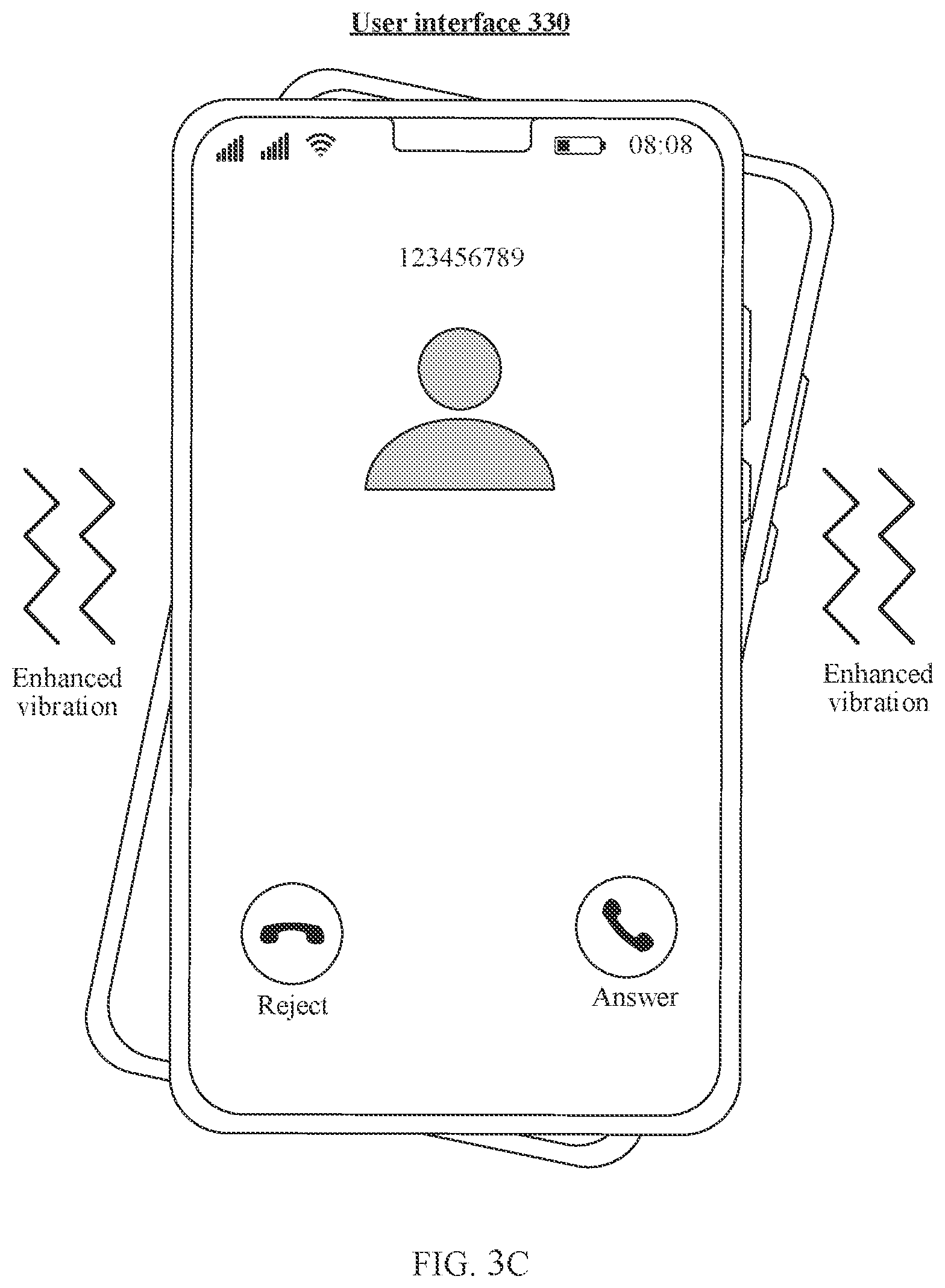Patent US12307882 Figure 5 – Enhanced vibration prompting method and electronic device