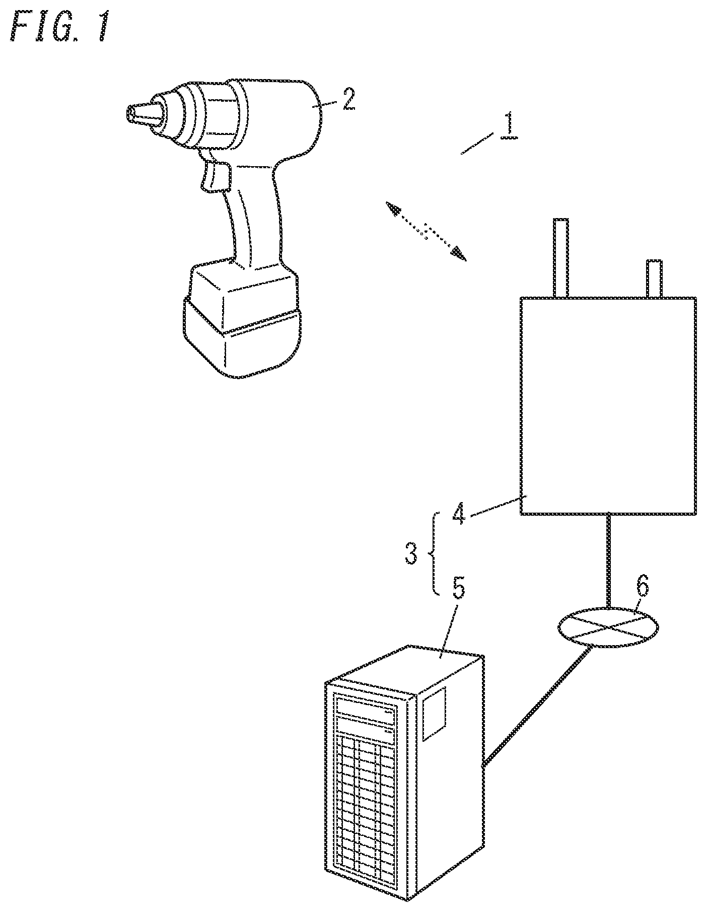 Patent US12307883 Figure 1 – Electric tool system, management system, management method, and non-transitory storage medium