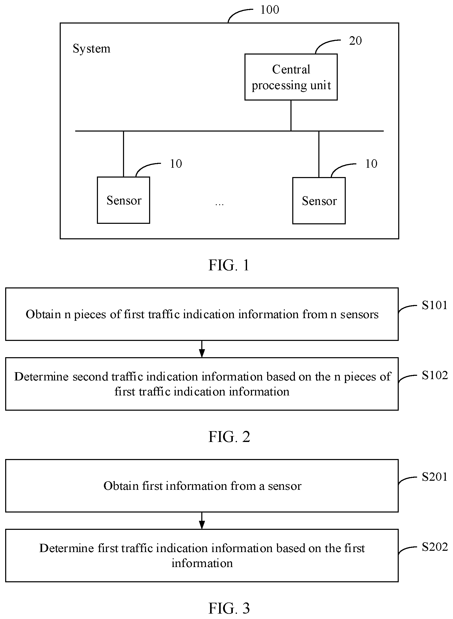 Patent US12307889 Figure 1 – Traffic indication information determining method and apparatus