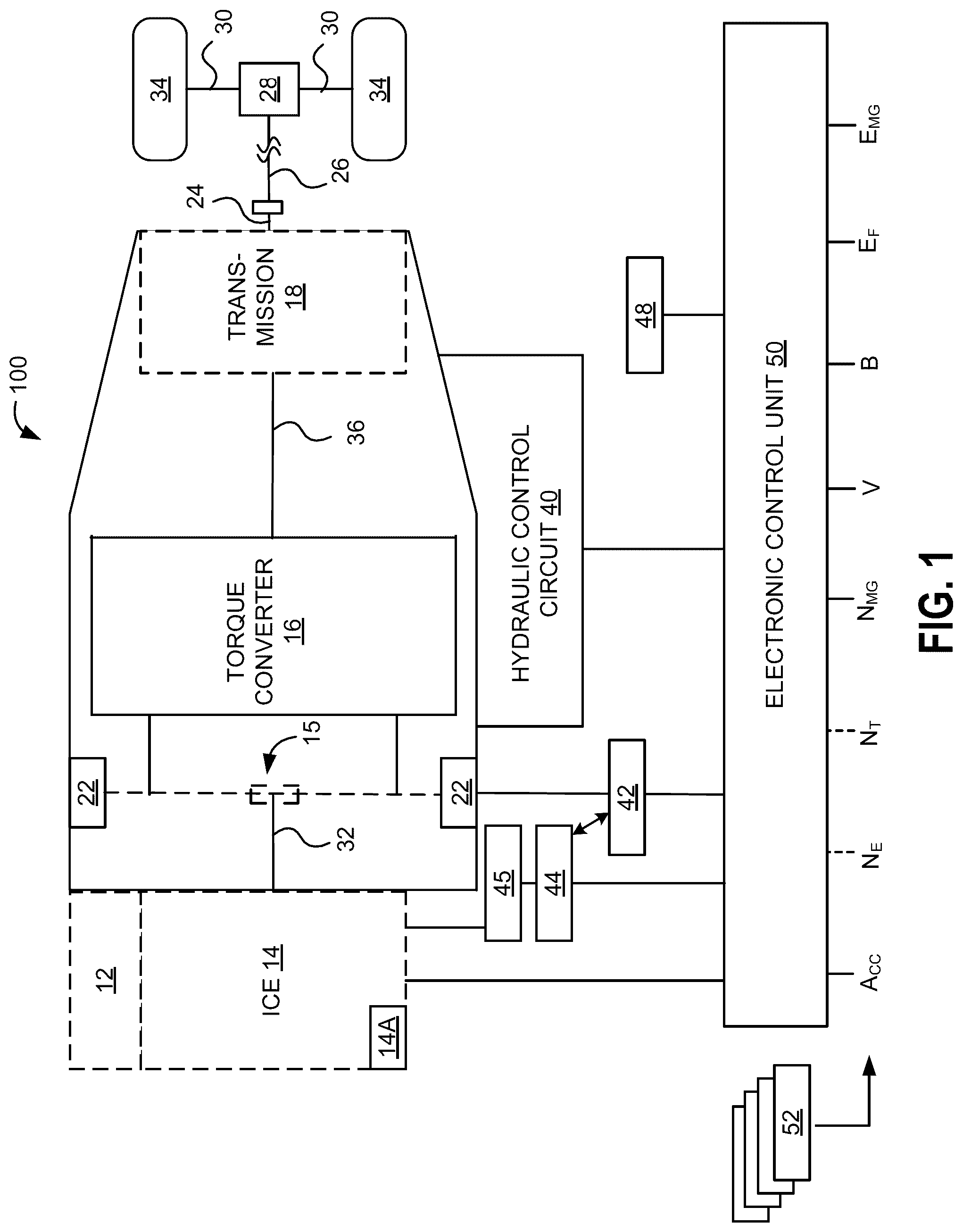 Patent US12307892 Figure 1 – Cloud-based stop-and-go mitigation system with multi-lane sensing