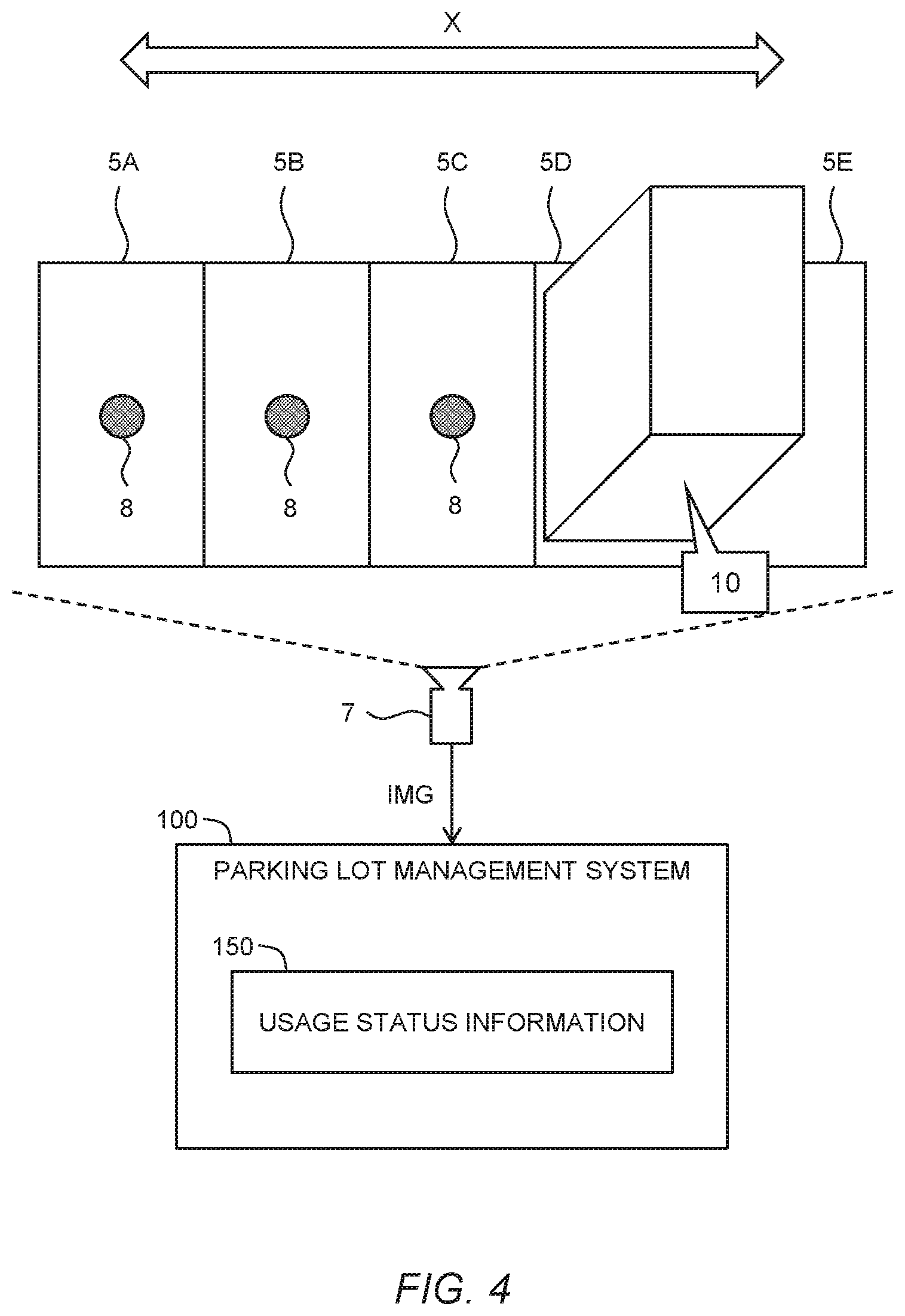 Patent US12307898 Figure 4 – Parking lot management method and parking lot management system