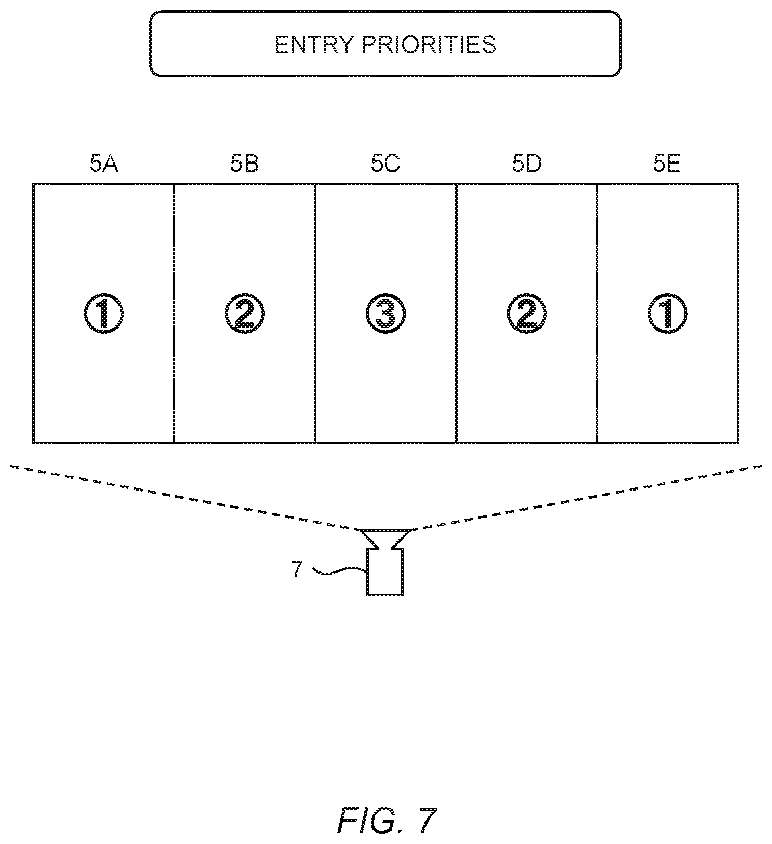 Patent US12307898 Figure 7 – Parking lot management method and parking lot management system