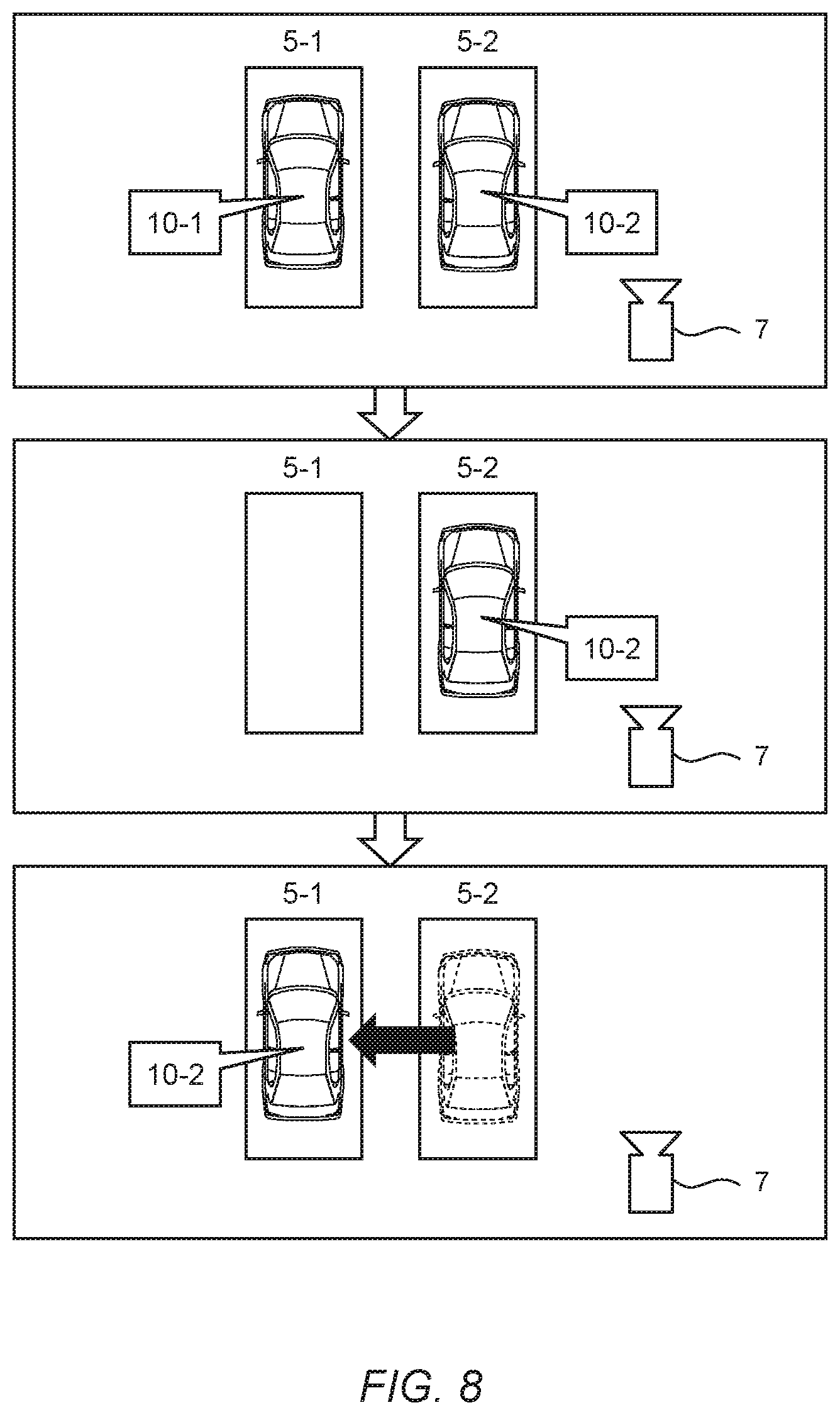 Patent US12307898 Figure 8 – Parking lot management method and parking lot management system