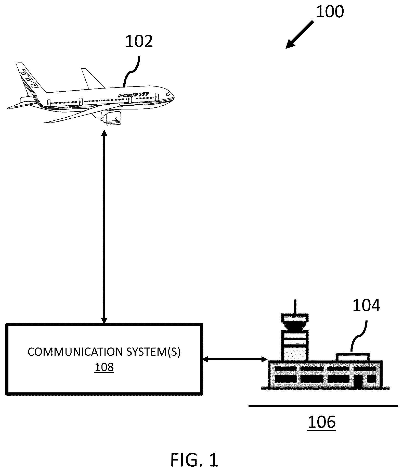 Patent US12307906 Figure 1 – Systems, apparatus, and methods for providing data from an aircraft in a compliant data format