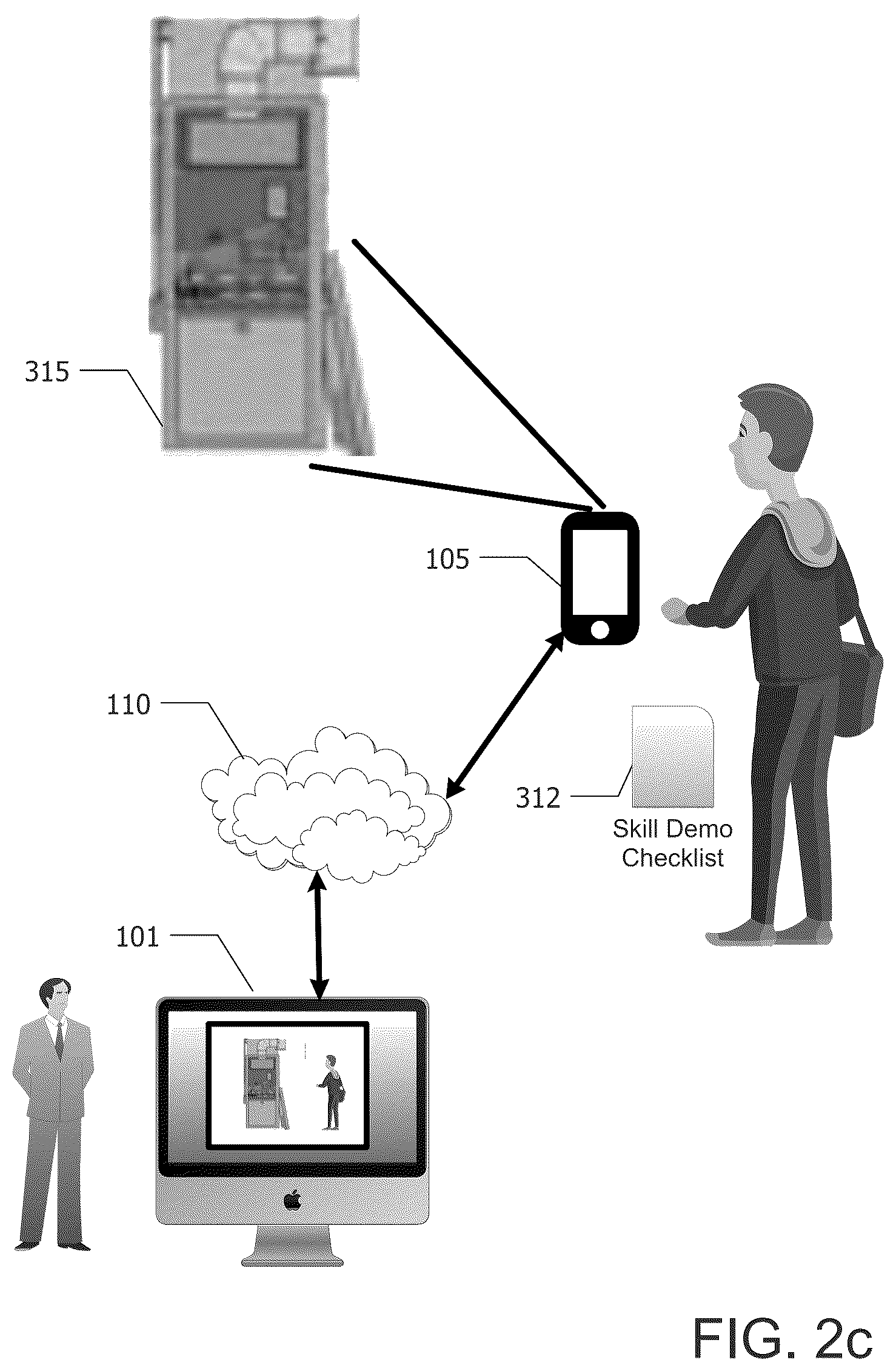 Patent US12307916 Figure 5 – Virtual certificate training and evaluation system using hands-on exercises