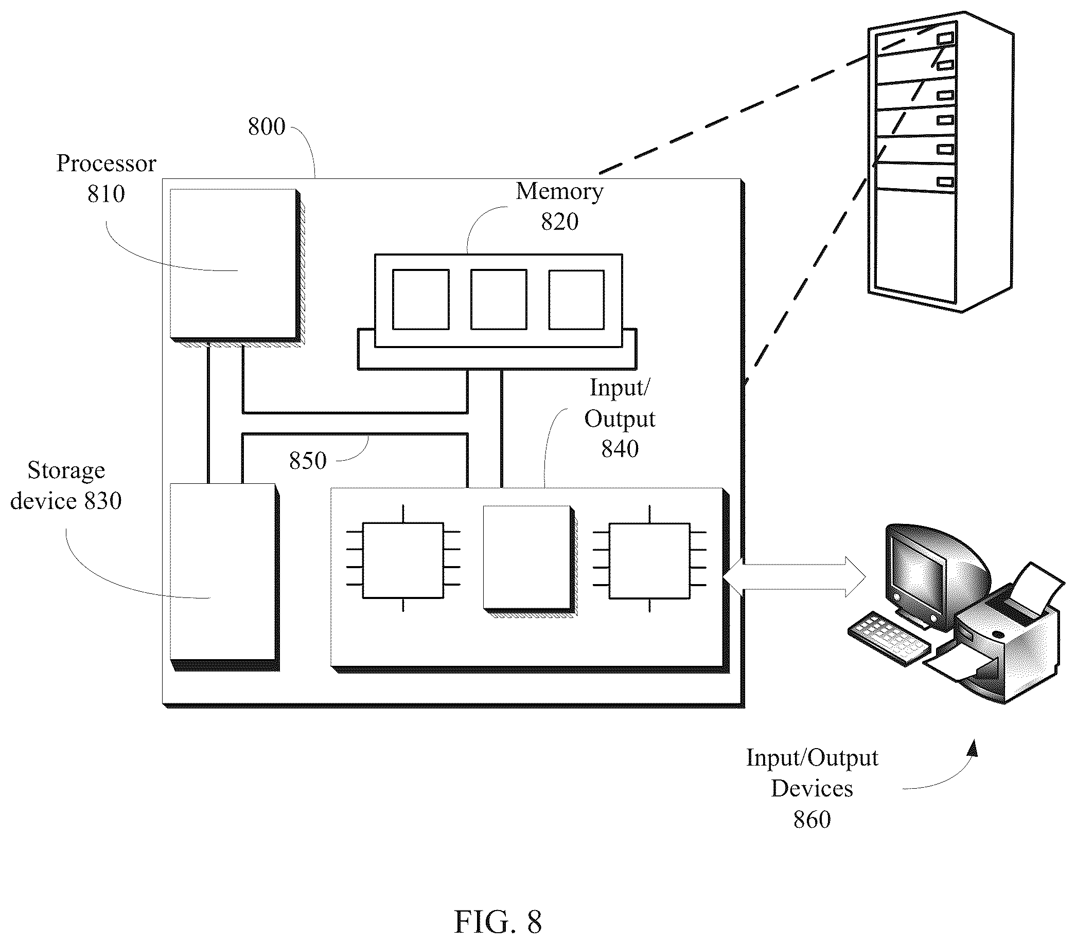 Patent US12307919 Figure 8 – Apparatus and method for delivering adaptive educational content