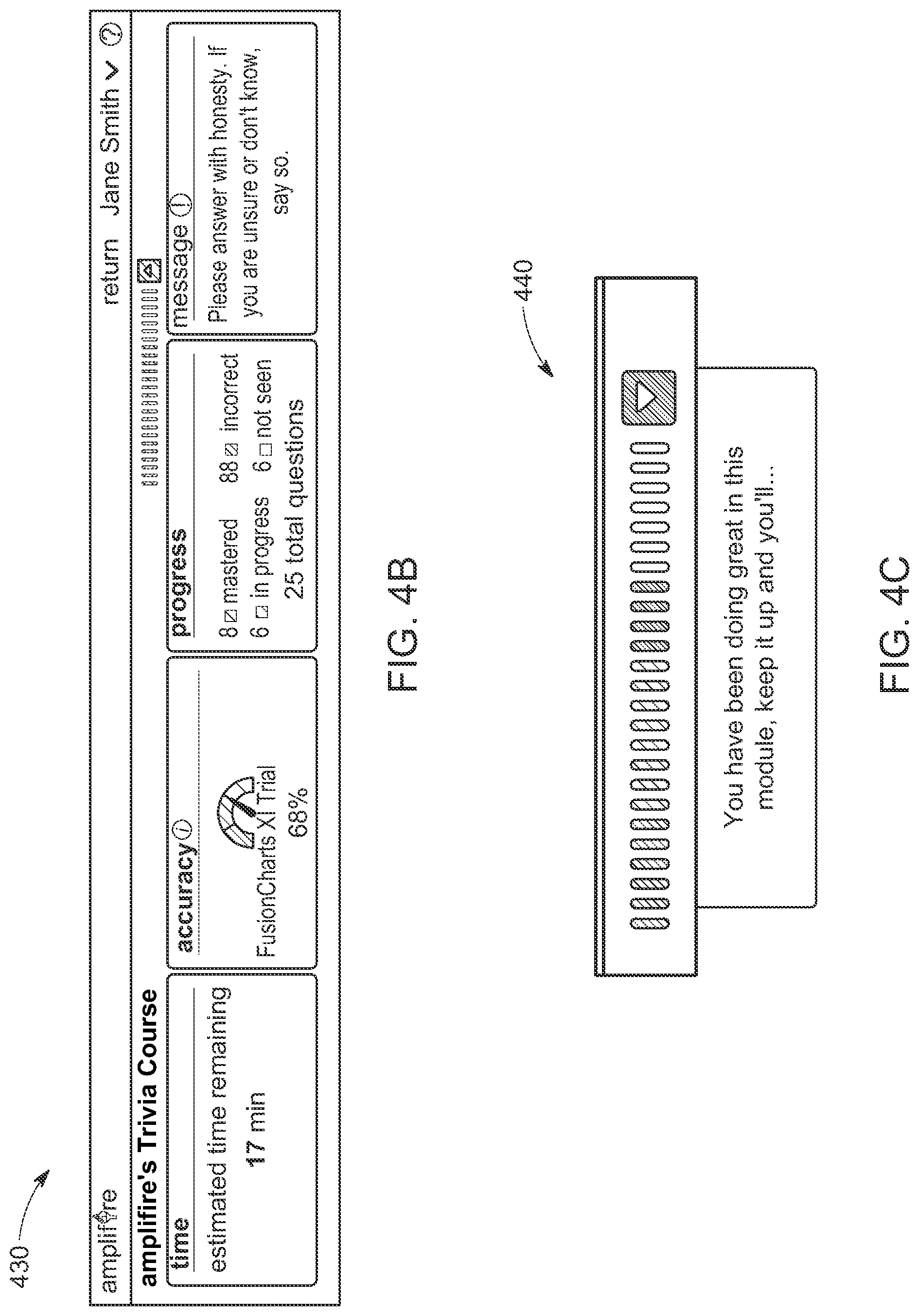 Patent US12307920 Figure 5 – Display and report generation platform for testing results