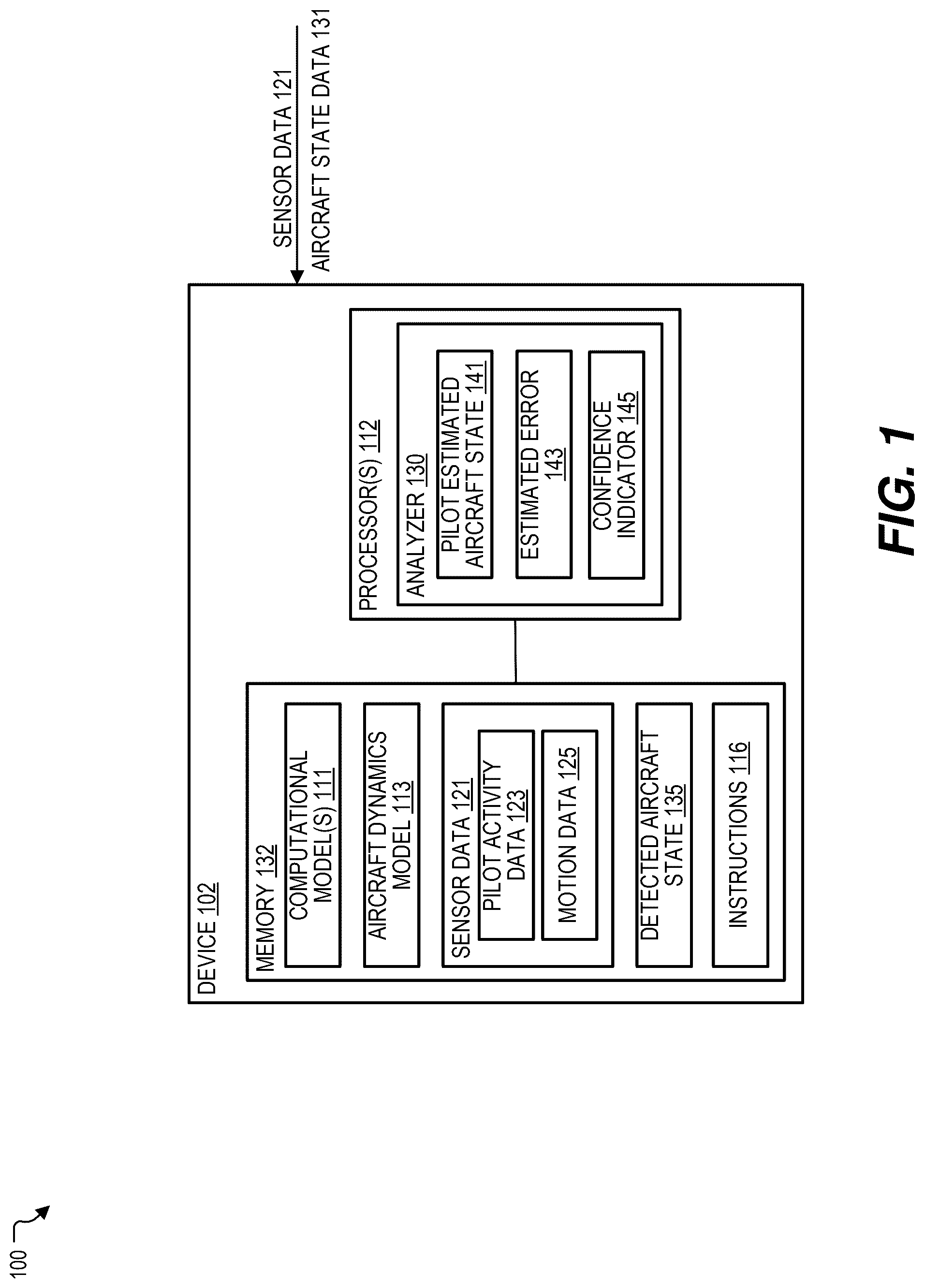 Patent US12307921 Figure 1 – Quantitative pilot evaluation during training